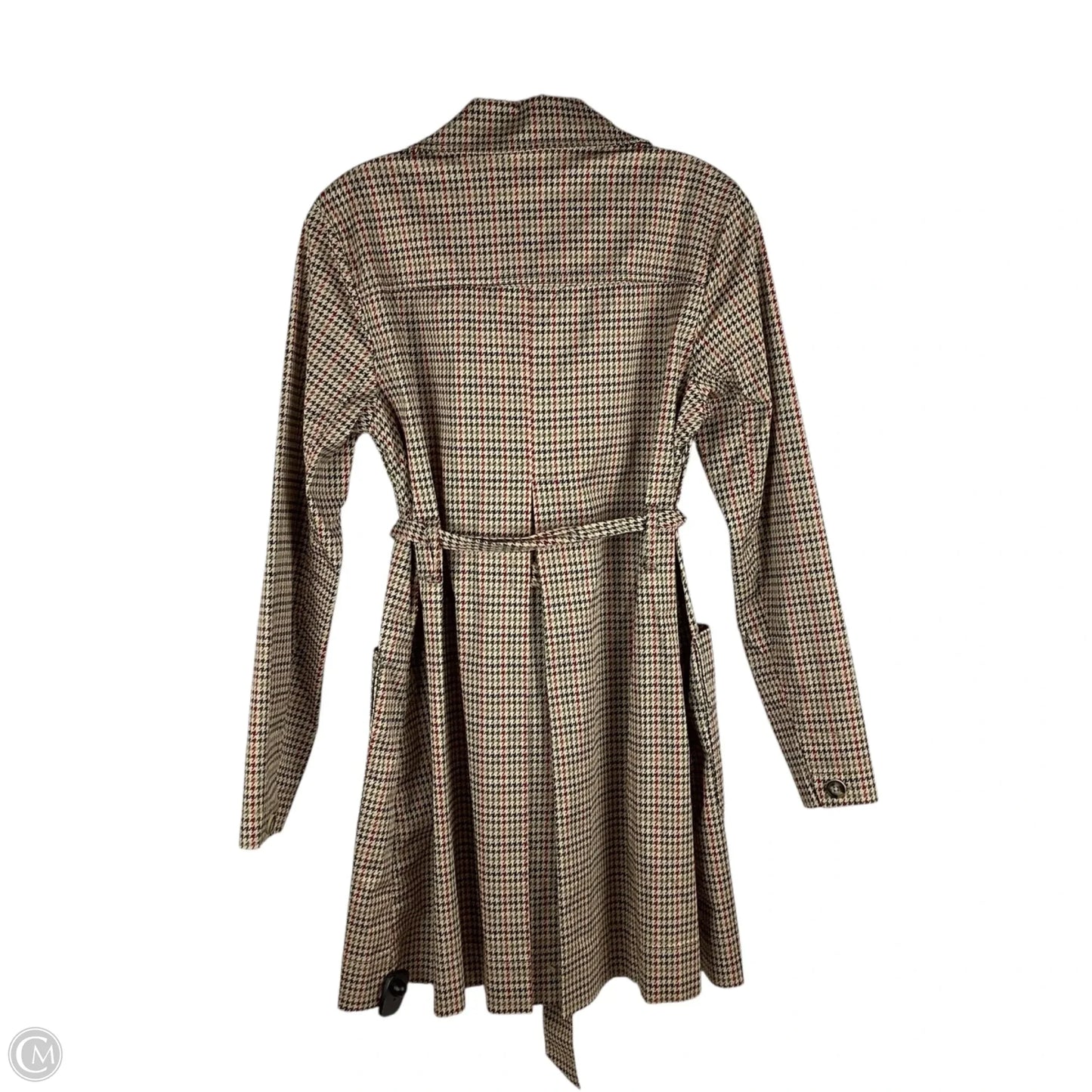 Coat Other By Cabi In Plaid Pattern, Size: S