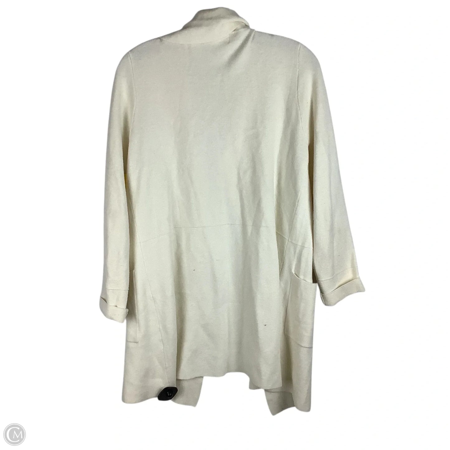 Sweater Cardigan By Double Zero In Cream, Size: S