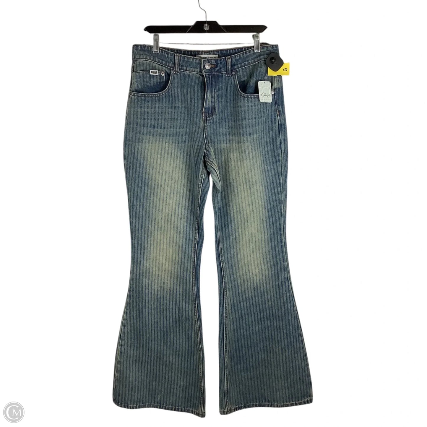 Jeans Flared By Free People In Blue Denim, Size: 8 (30)