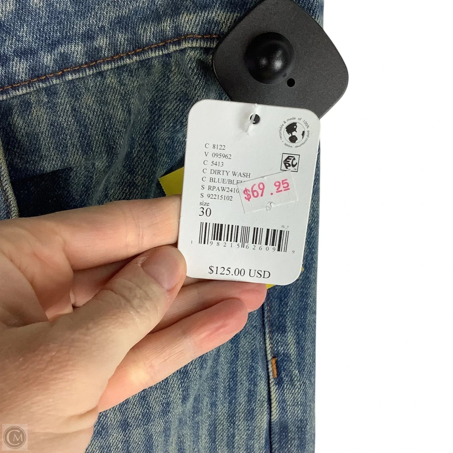 Jeans Flared By Free People In Blue Denim, Size: 8 (30)