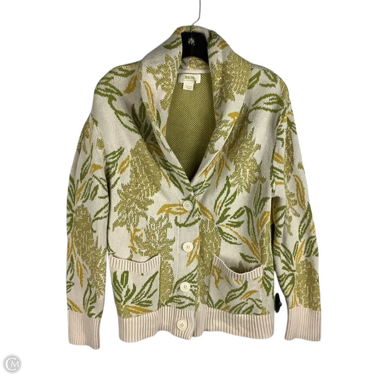 Sweater Cardigan By Maeve In Yellow, Size: M