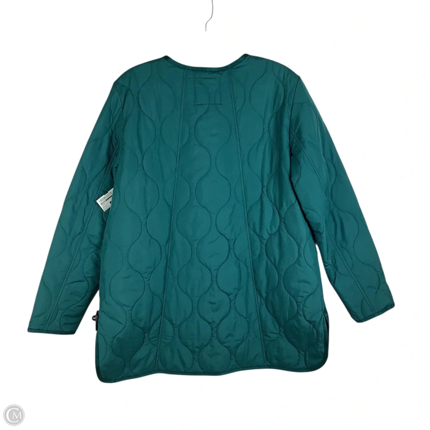 Jacket Puffer & Quilted By Talbots In Green, Size: M