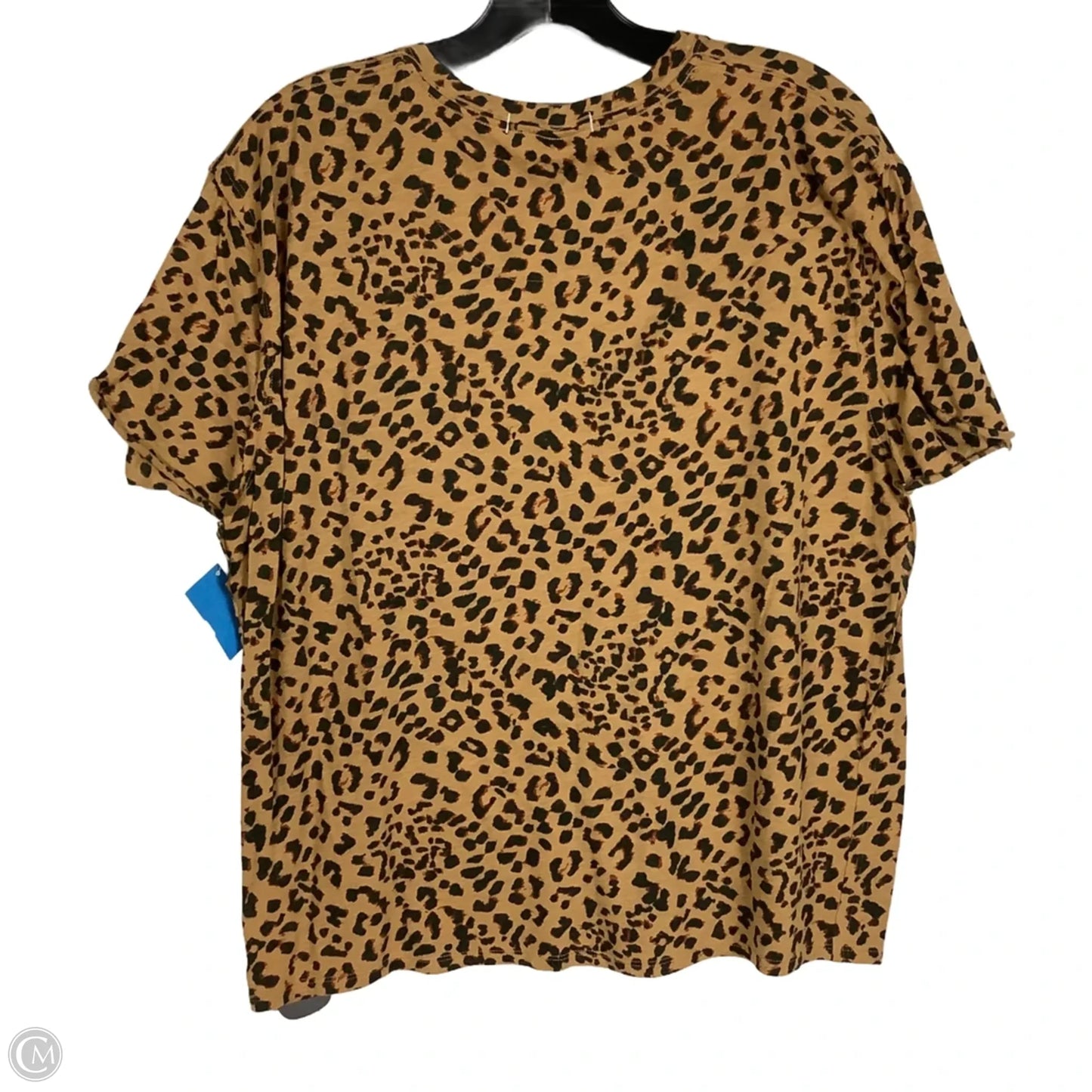Top Short Sleeve By We The Free In Animal Print, Size: Small