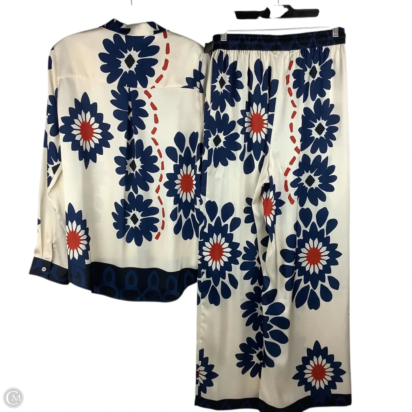 Pants Set 2pc By Skies Are Blue In Floral Print, Size: S