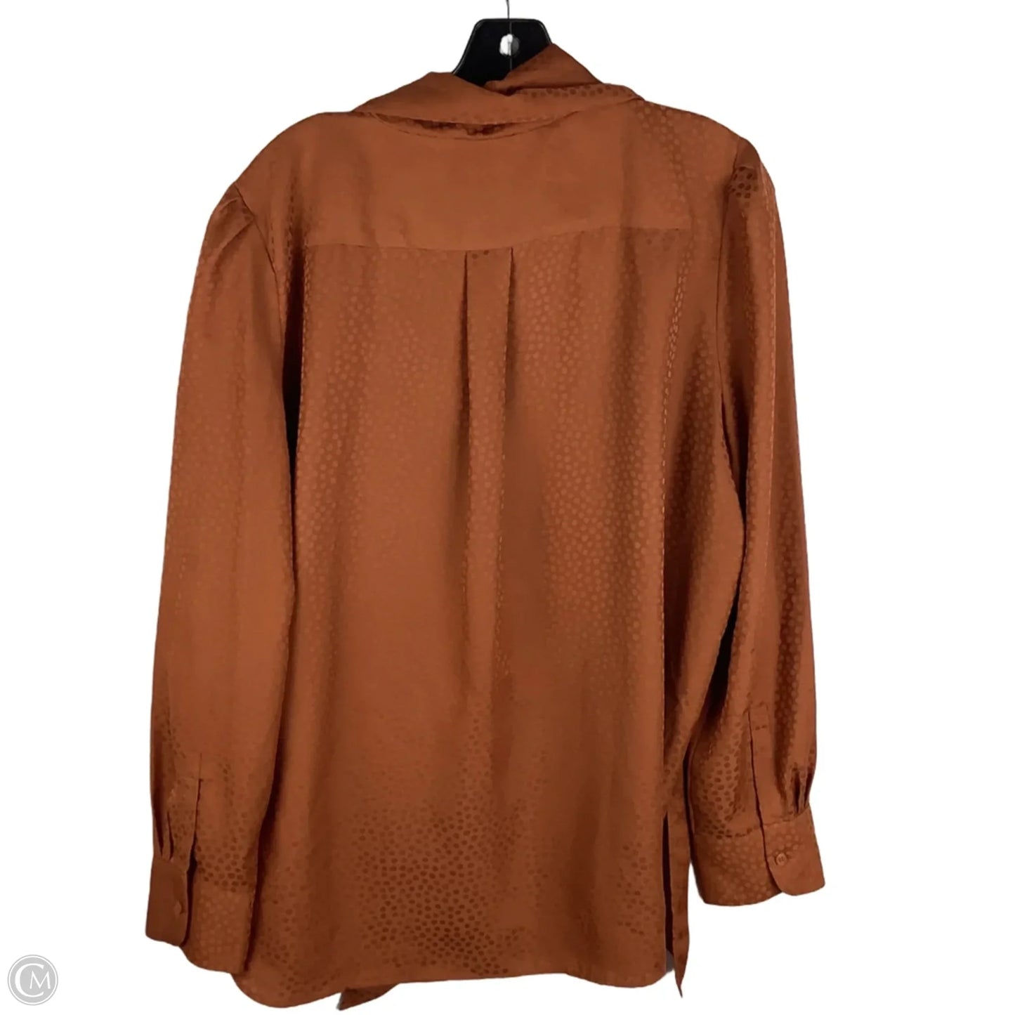 Top Long Sleeve By Ann Taylor In Orange, Size: Xl