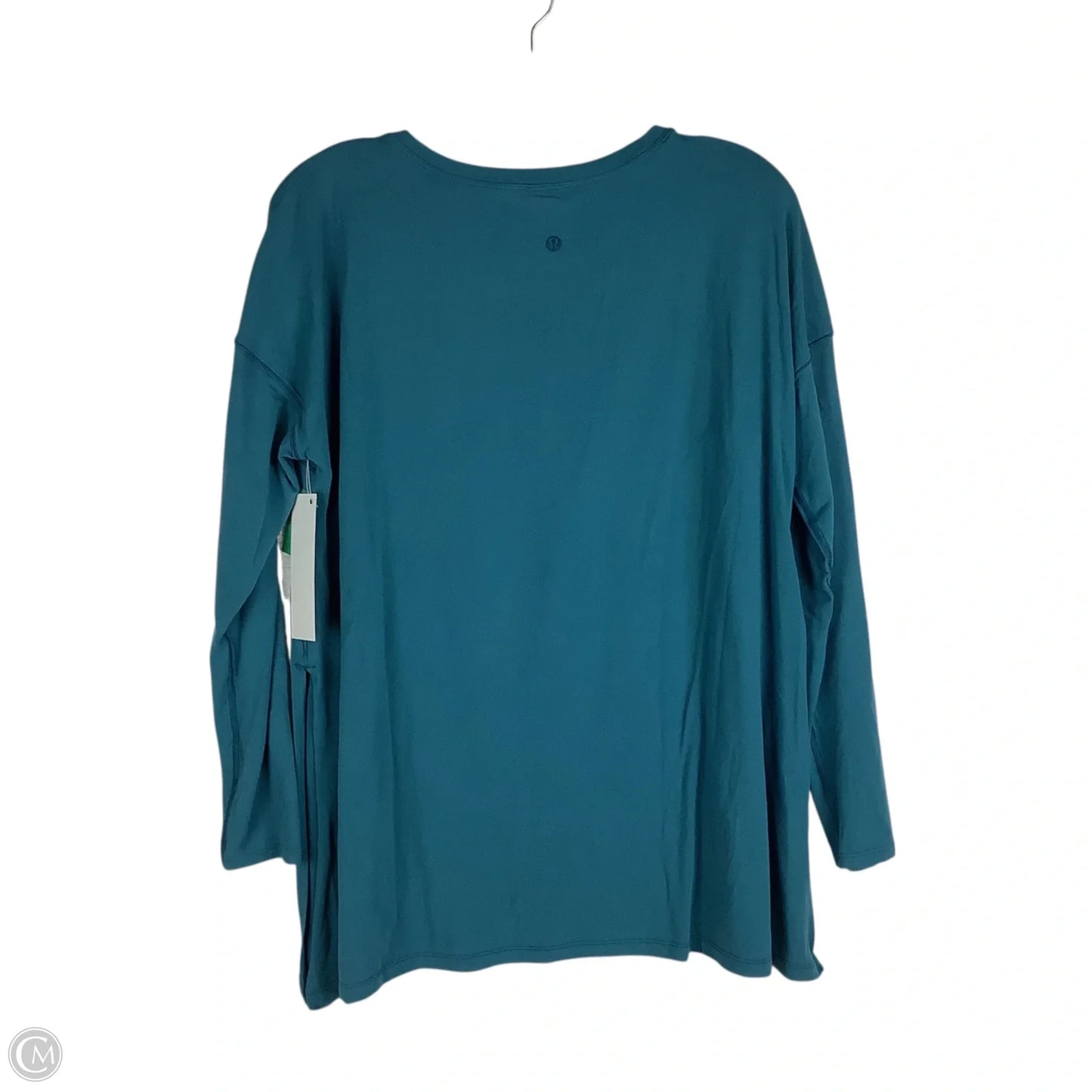 Athletic Top Long Sleeve Crewneck By Lululemon In Blue, Size: Estimated 10
