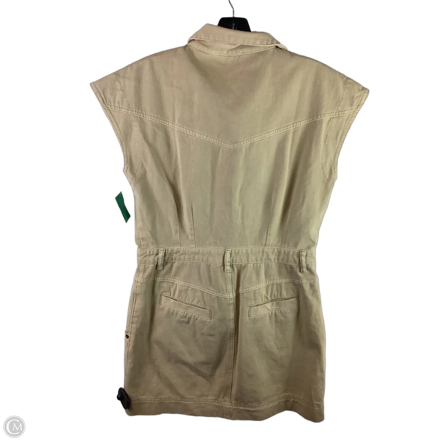 Dress Casual Short By Vestique In Tan, Size: M