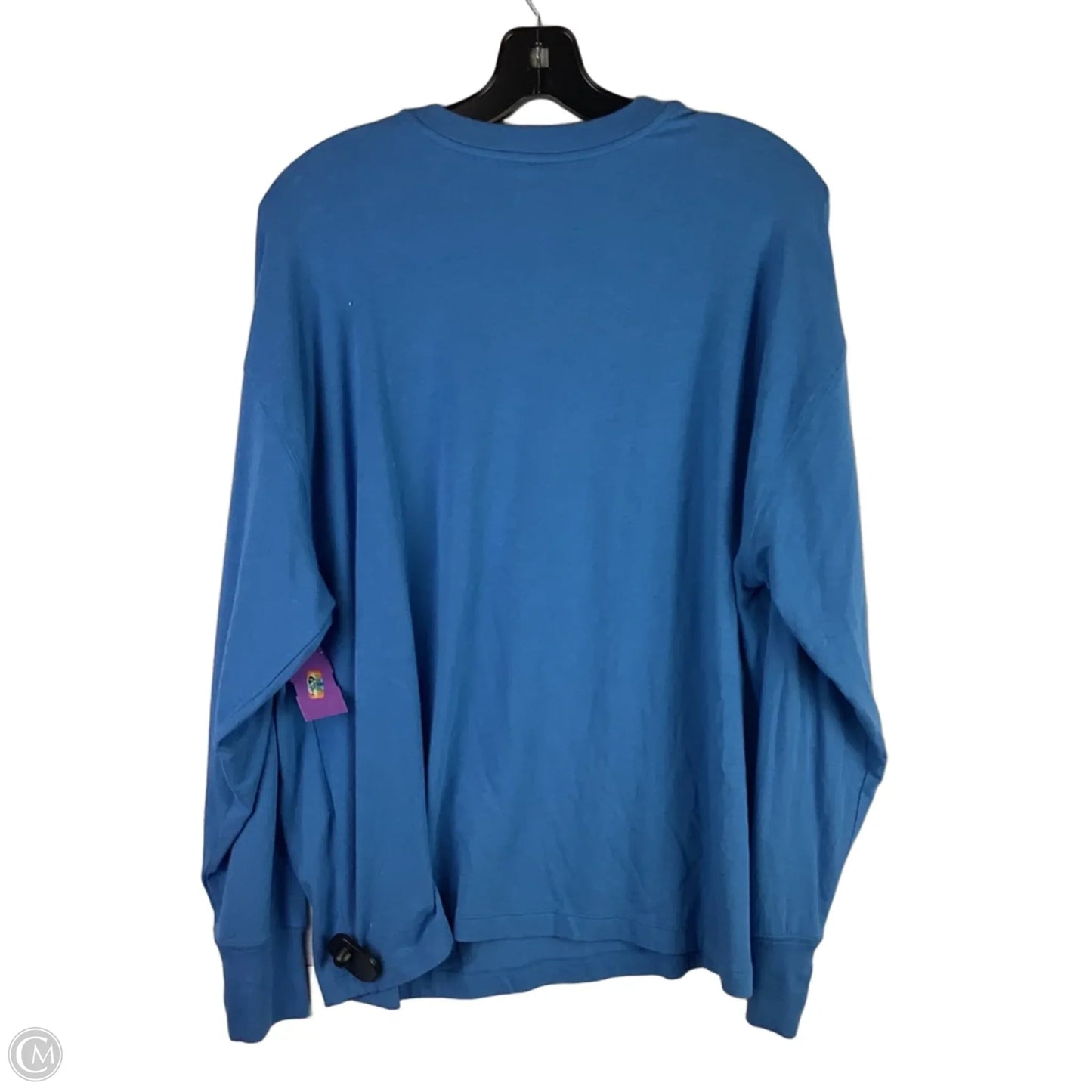 Athletic Top Long Sleeve Crewneck By Offline By Aerie In Blue, Size: M