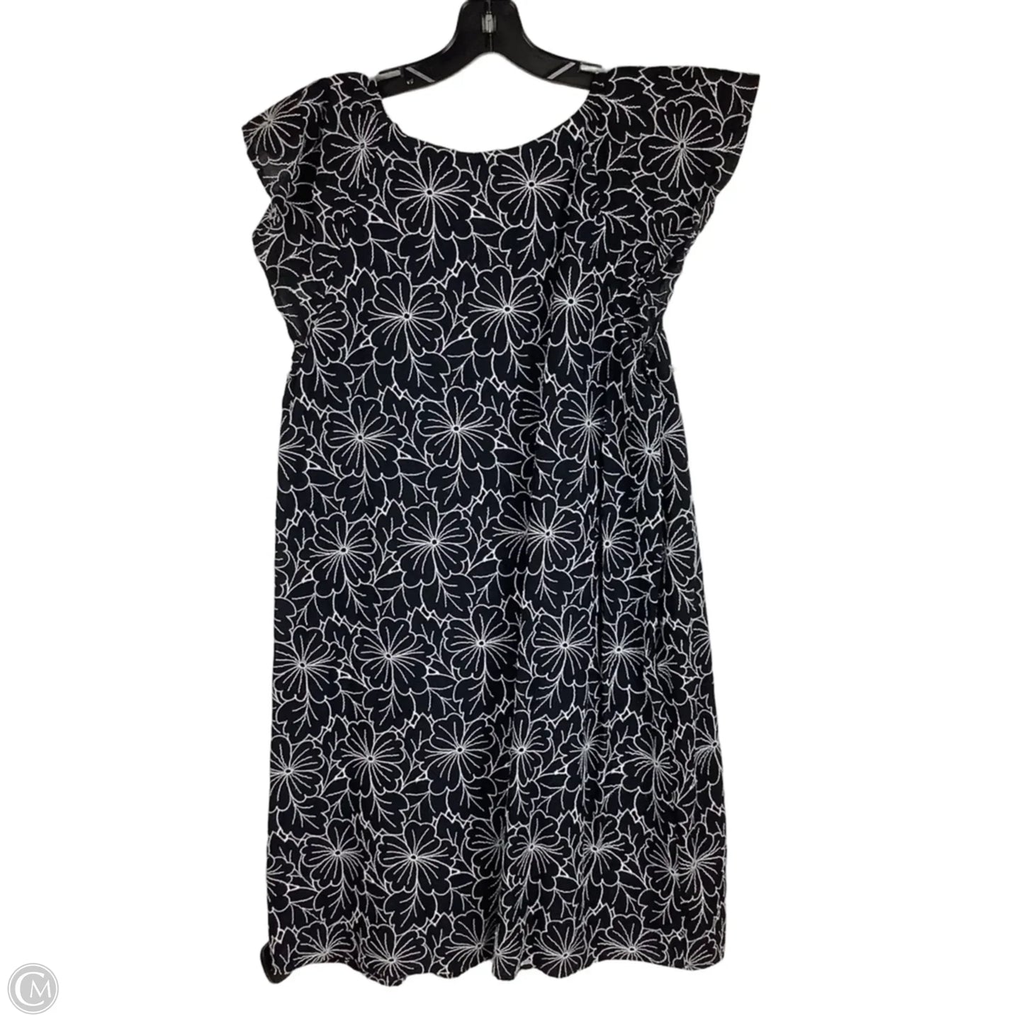 Dress Casual Short By Loft In Black & White, Size: Xl