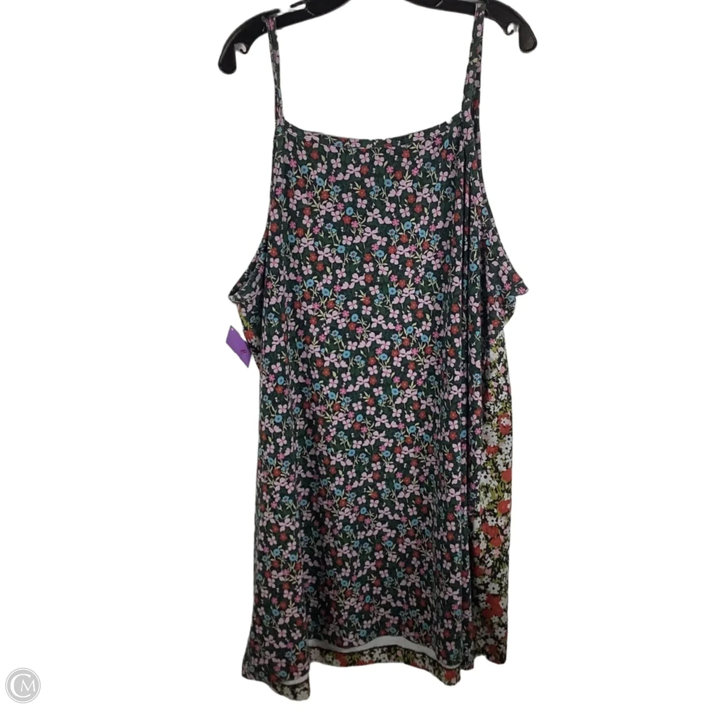 Athletic Dress By Nike Apparel In Floral Print, Size: 3x