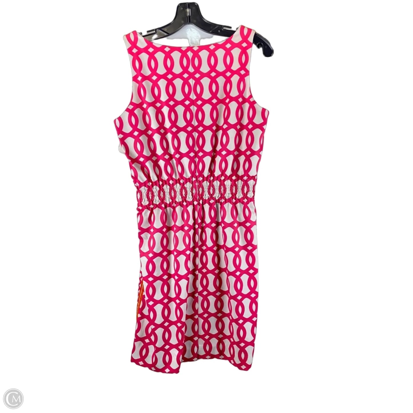 Dress Casual Short By Gretchen Scott In Pink & White, Size: S