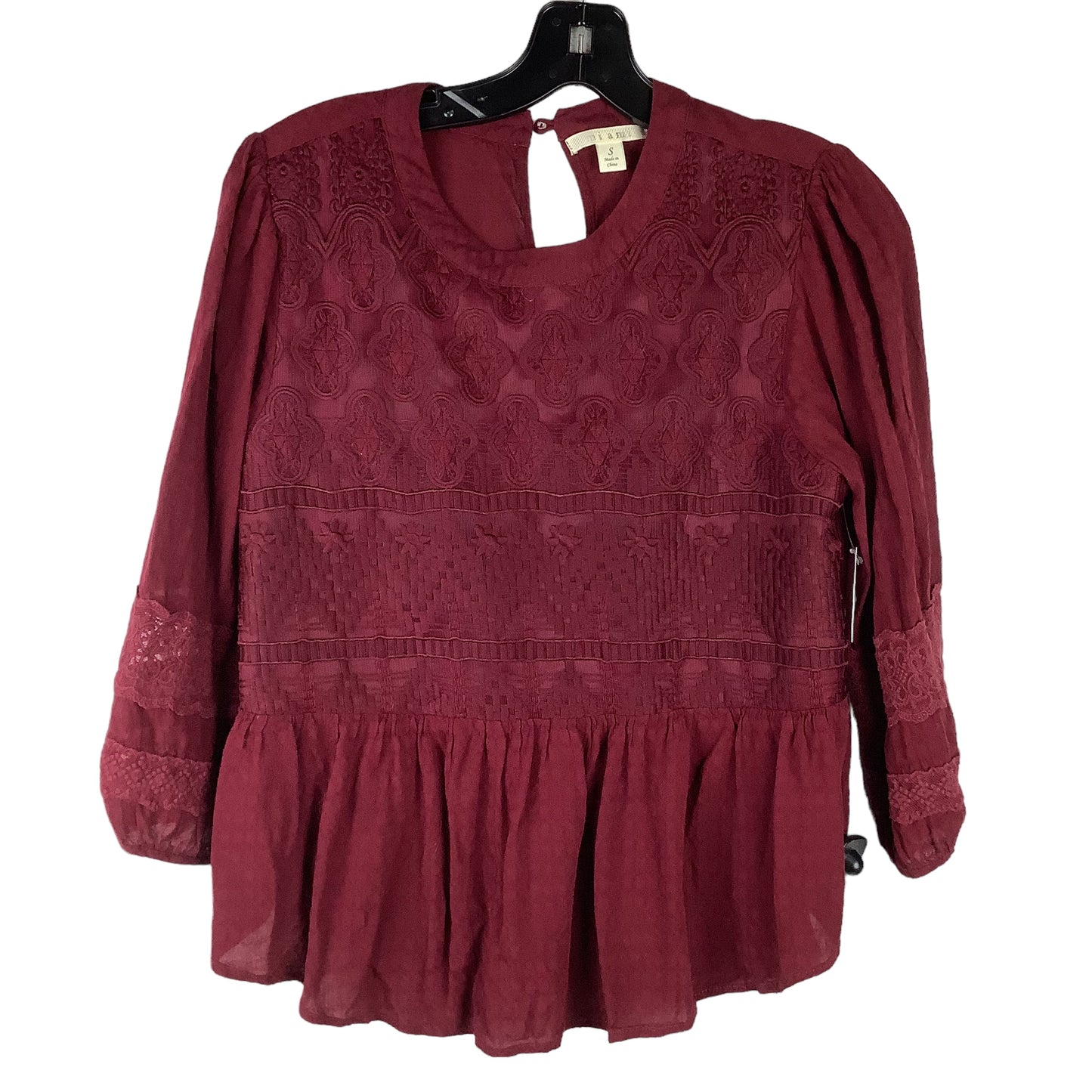 Top Long Sleeve By Francesca's Size: S