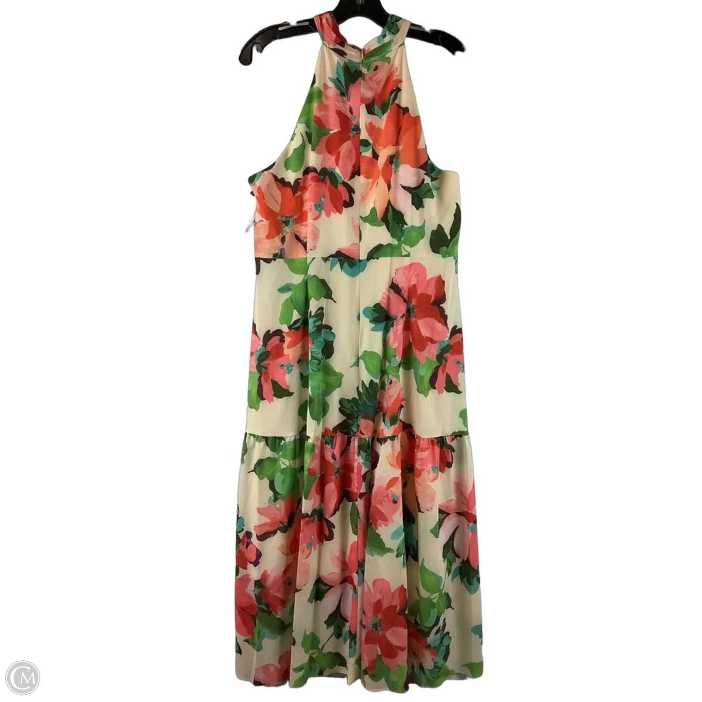 Dress Party Midi By Adrianna Papell In Floral Print, Size: 16
