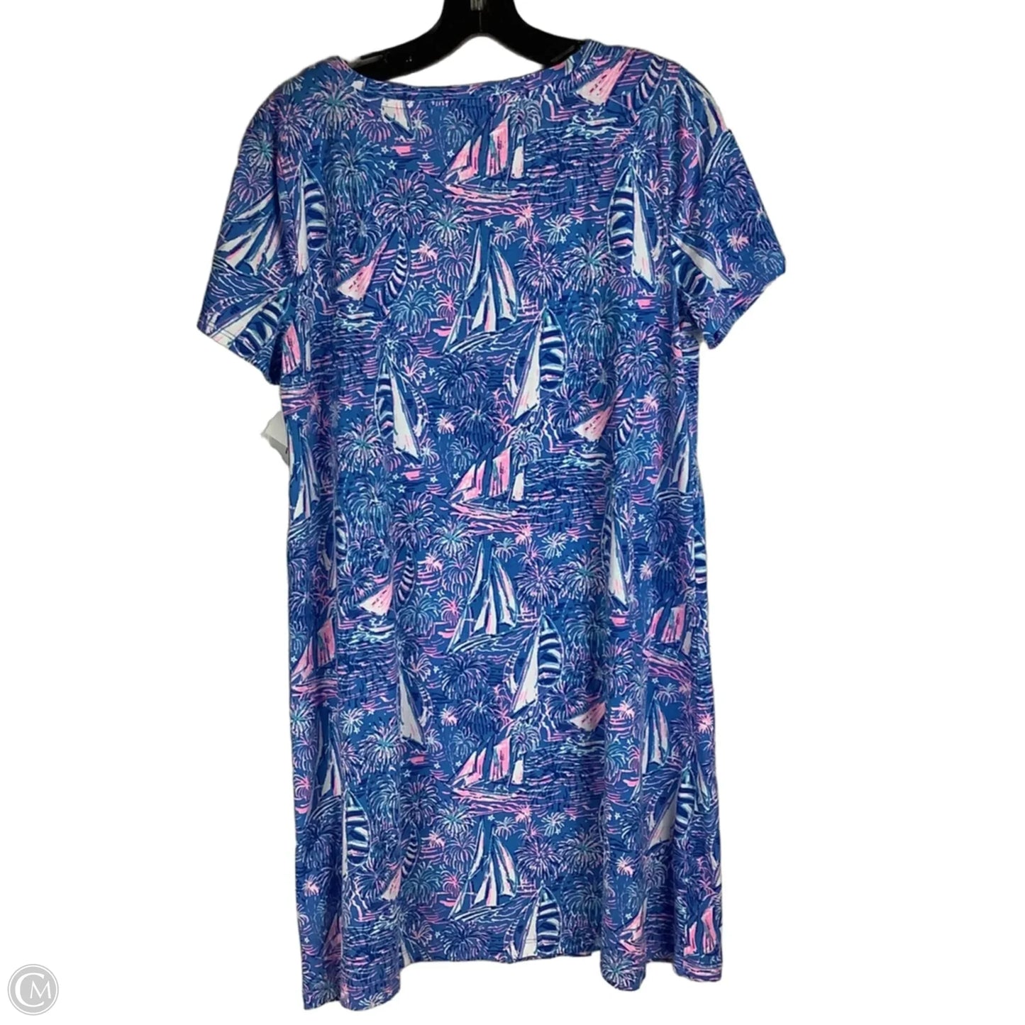 Dress Designer By Lilly Pulitzer In Blue, Size: L