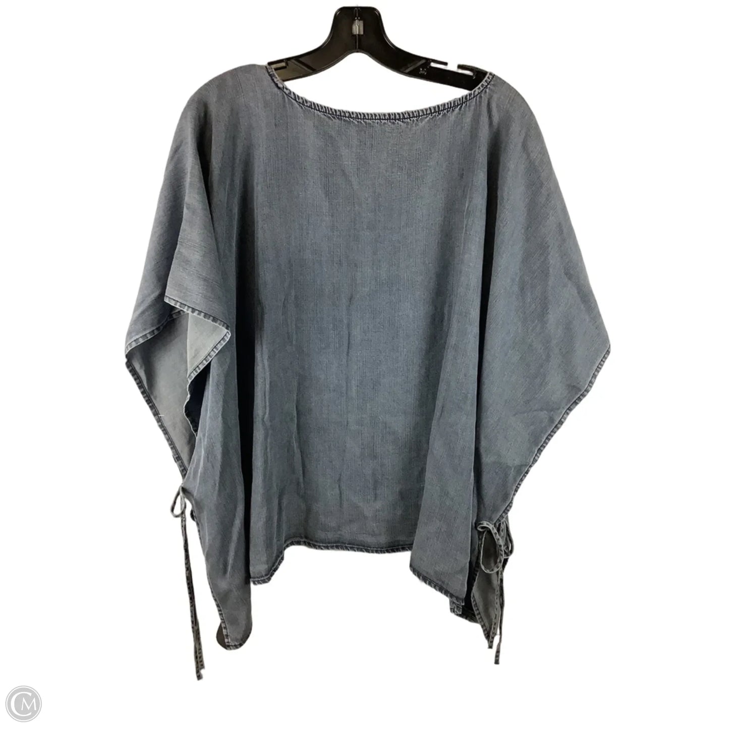 Top Short Sleeve By J. Jill In Blue Denim, Size: M