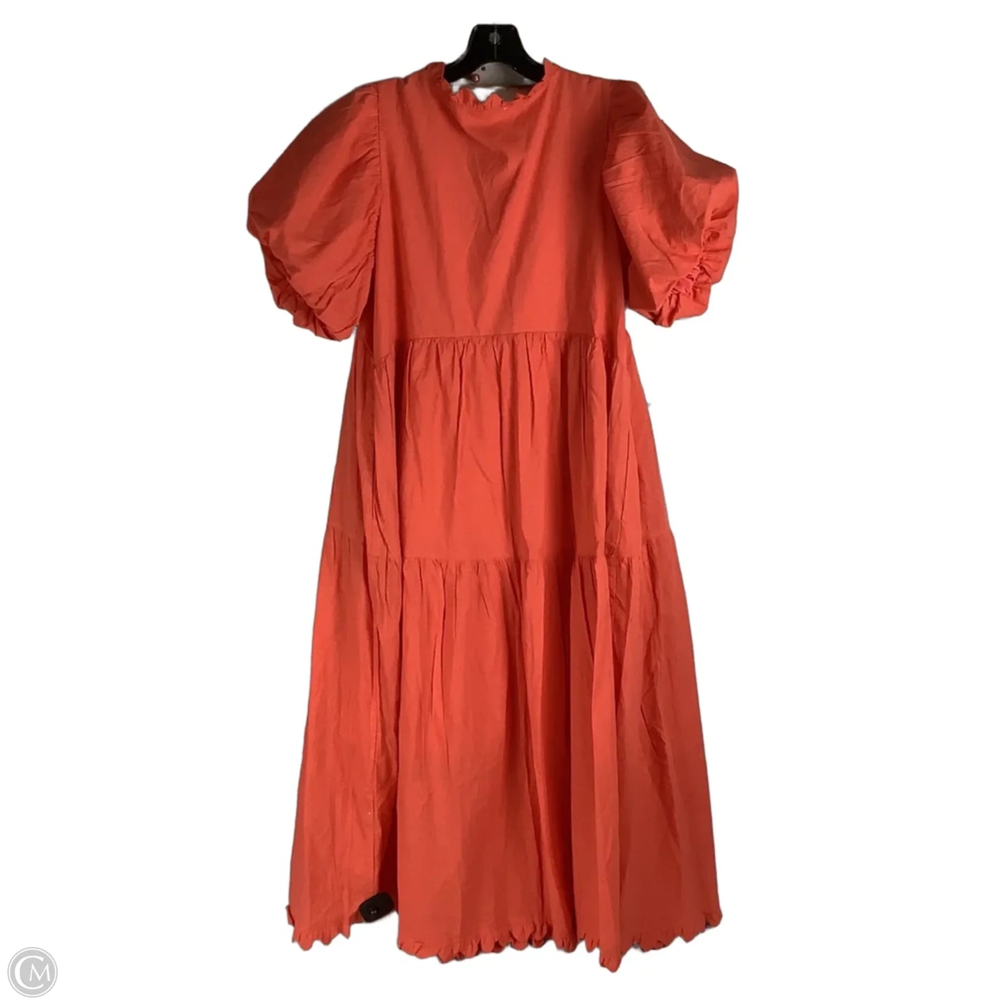 Dress Casual Maxi By &merci In Coral, Size: M