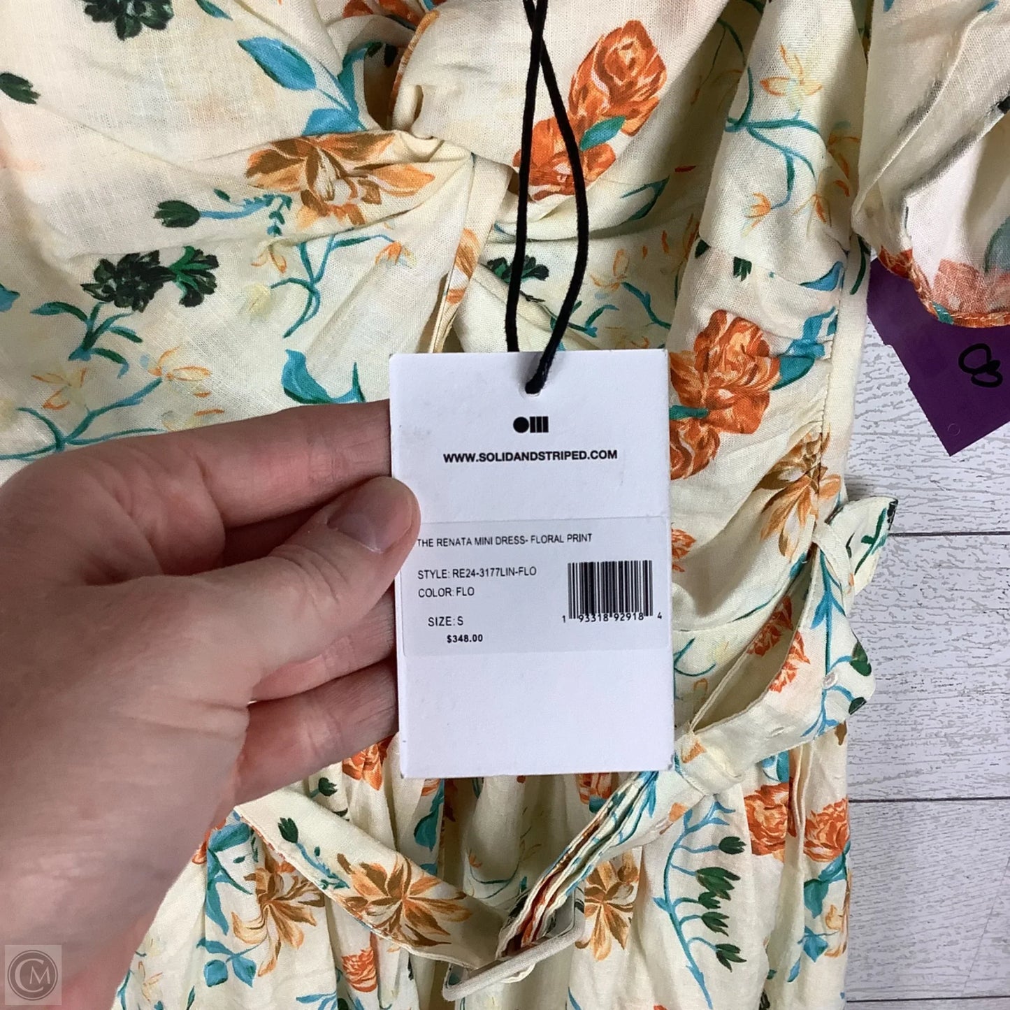Dress Party Short By Solid & Striped In Yellow, Size: S