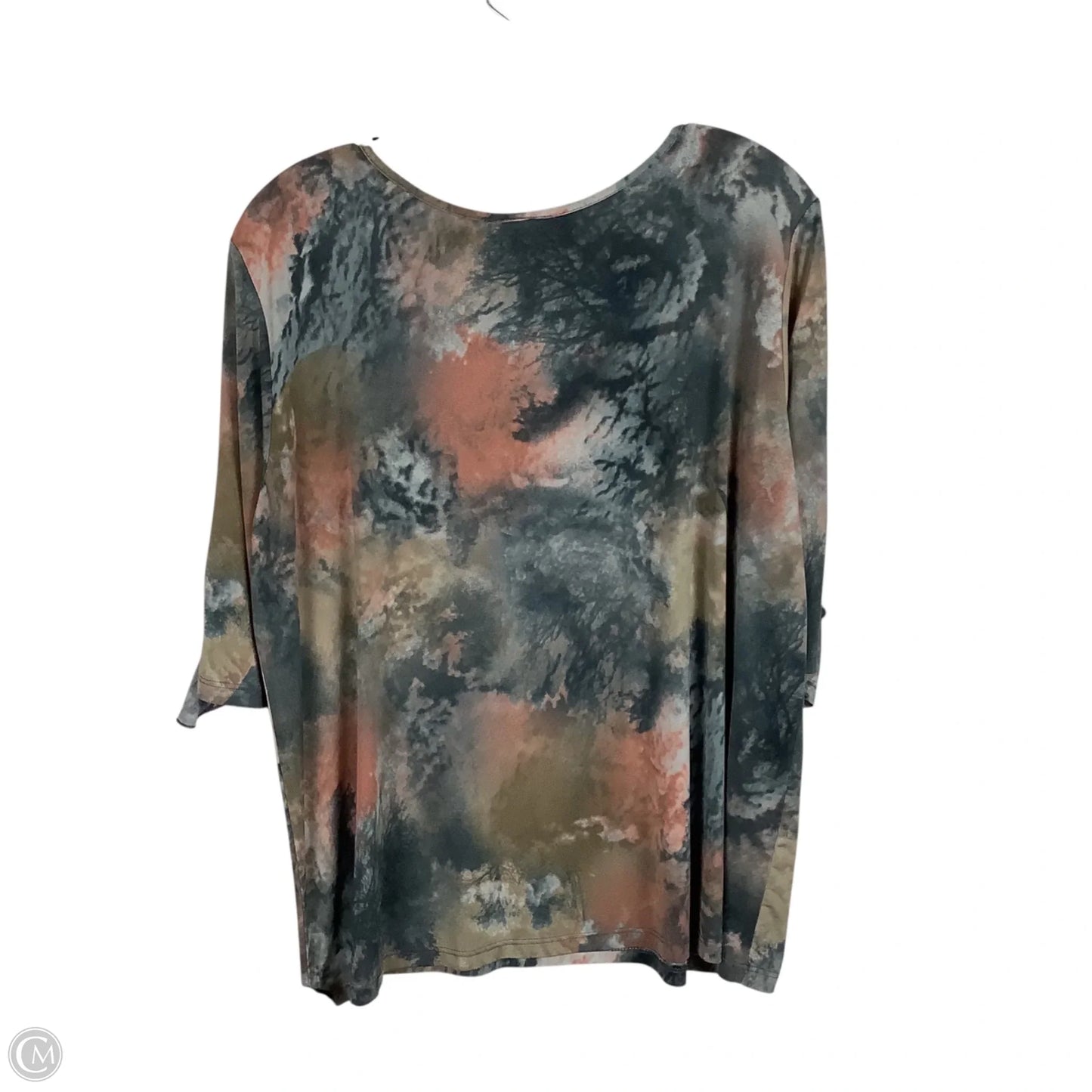 Top Short Sleeve By Clara Sun Woo In Ivory, Size: L