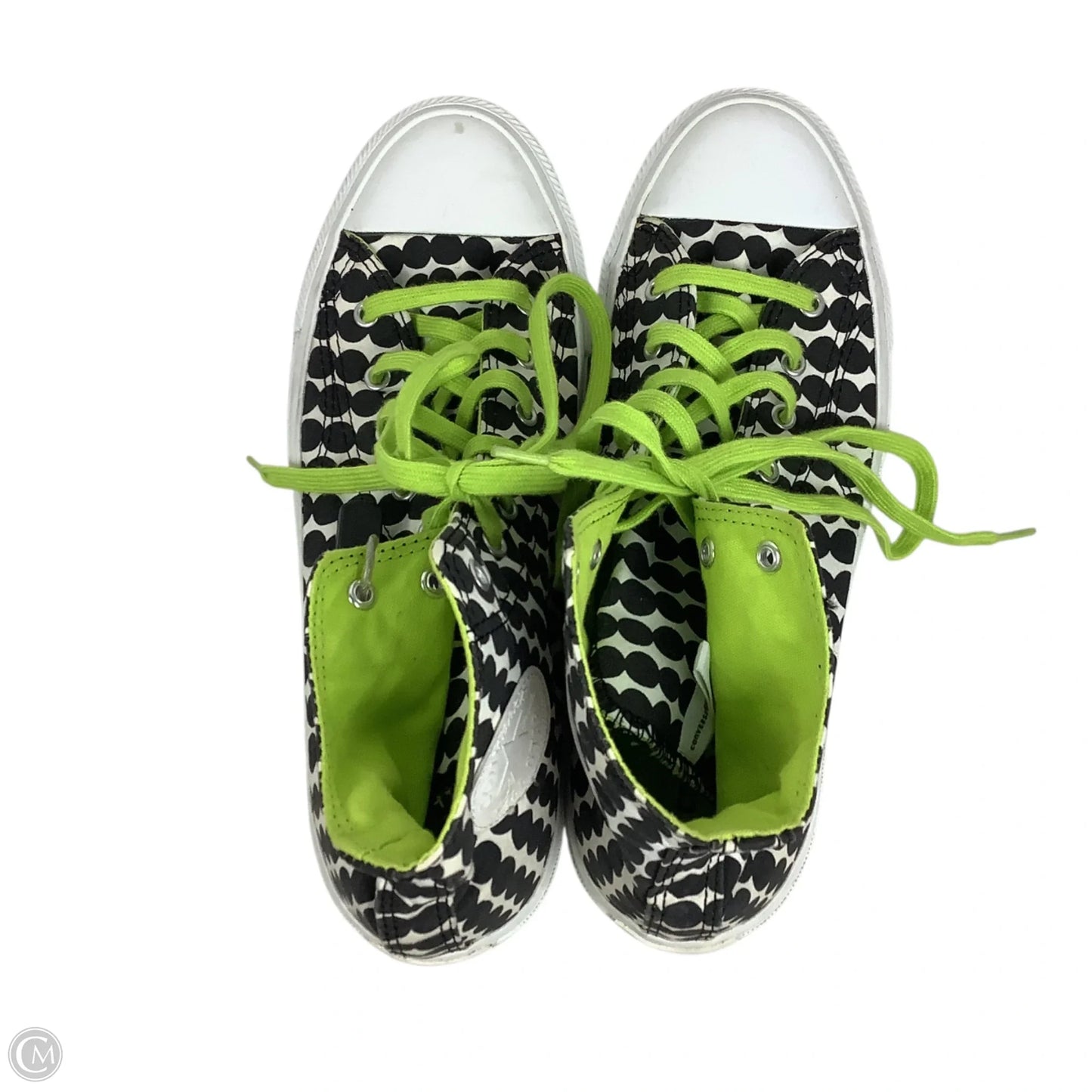 Shoes Sneakers By Converse In Polkadot Pattern, Size: 10