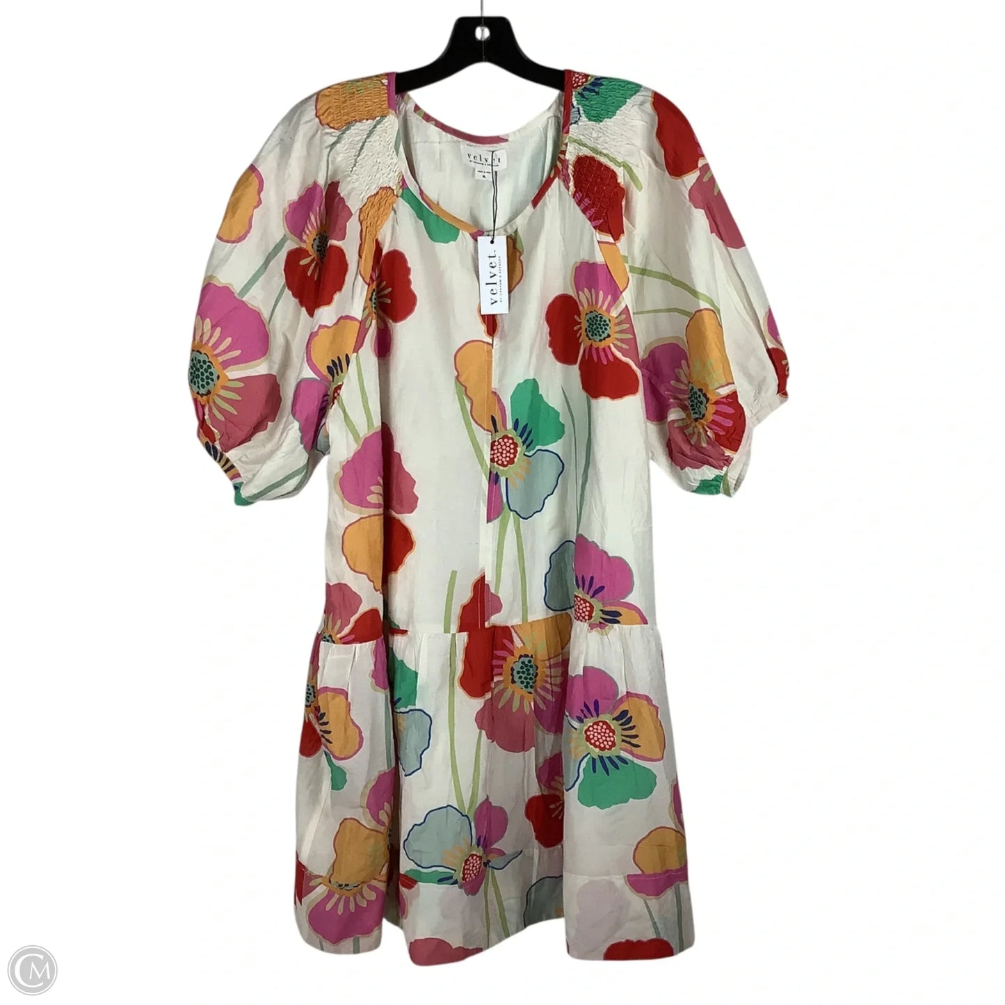Dress Casual Short By Velvet By Graham & Spencer In Floral Print, Size: Xl