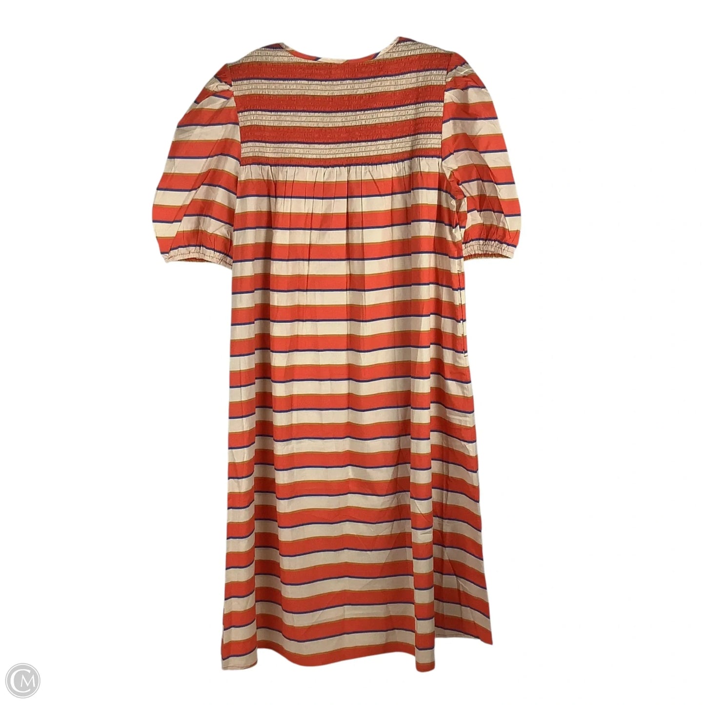 Dress Casual Midi By Cmc In Striped Pattern, Size: Xl