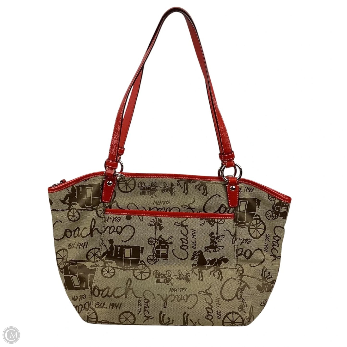 Handbag Designer By Coach, Size: Large