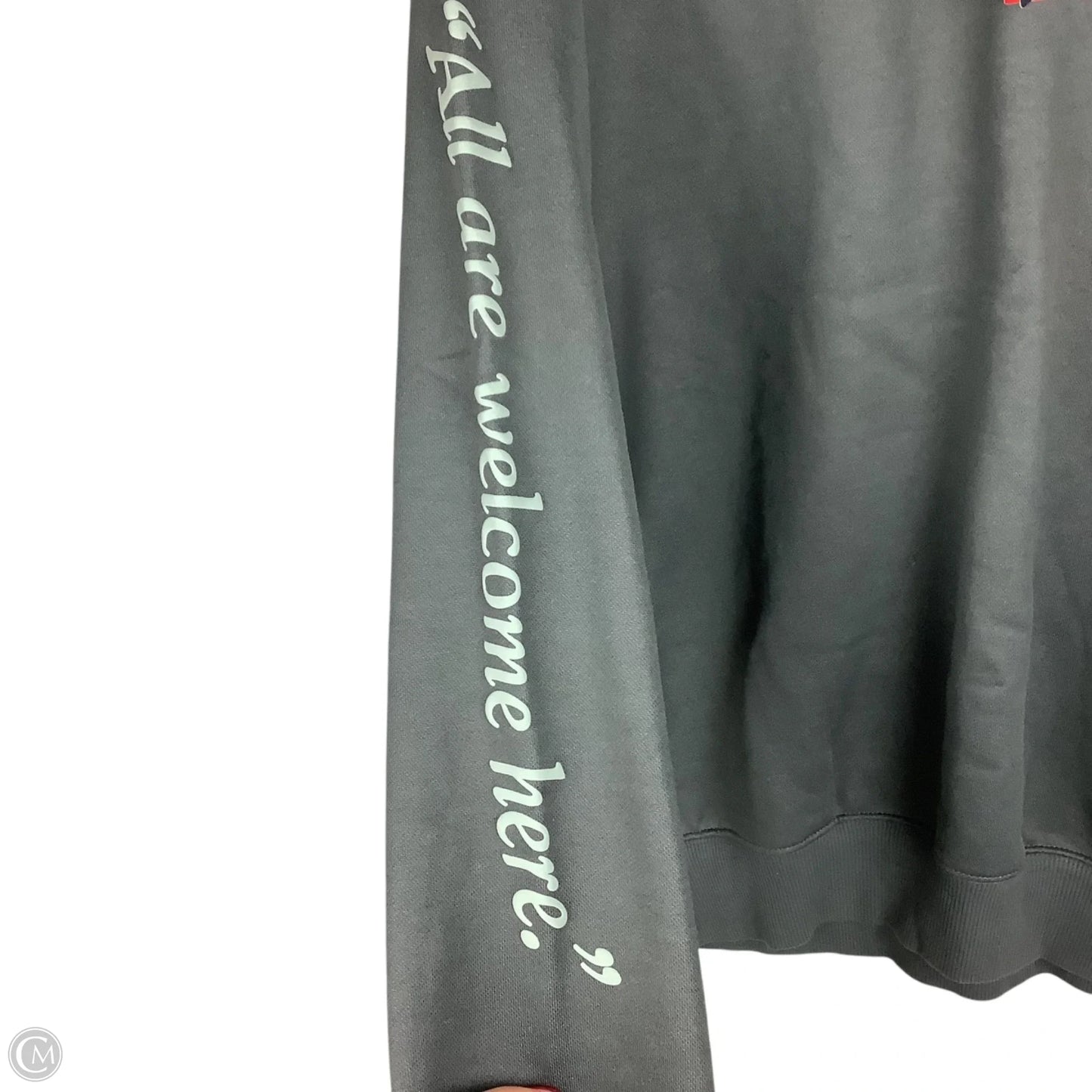 Sweatshirt Crewneck By Reebok In Grey, Size: M