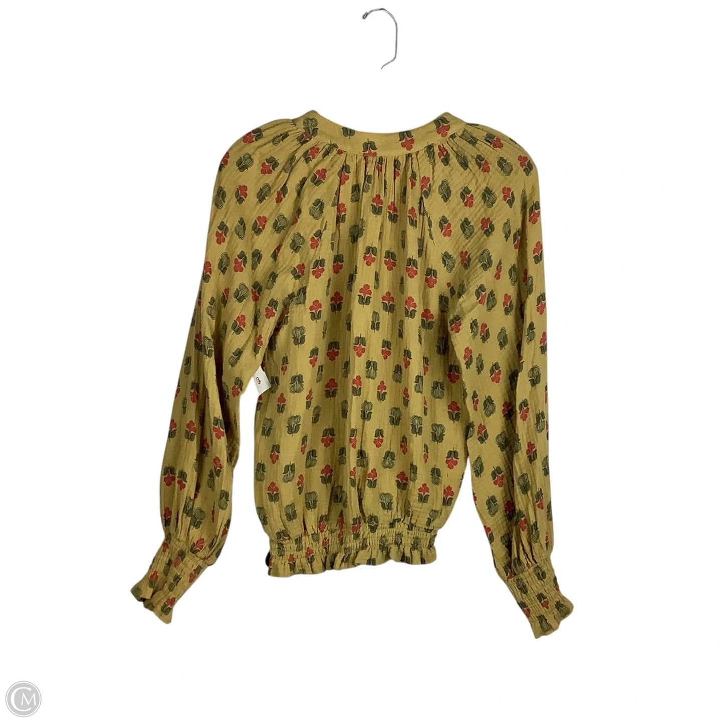 Top Long Sleeve By Porridge In Yellow, Size: Xs