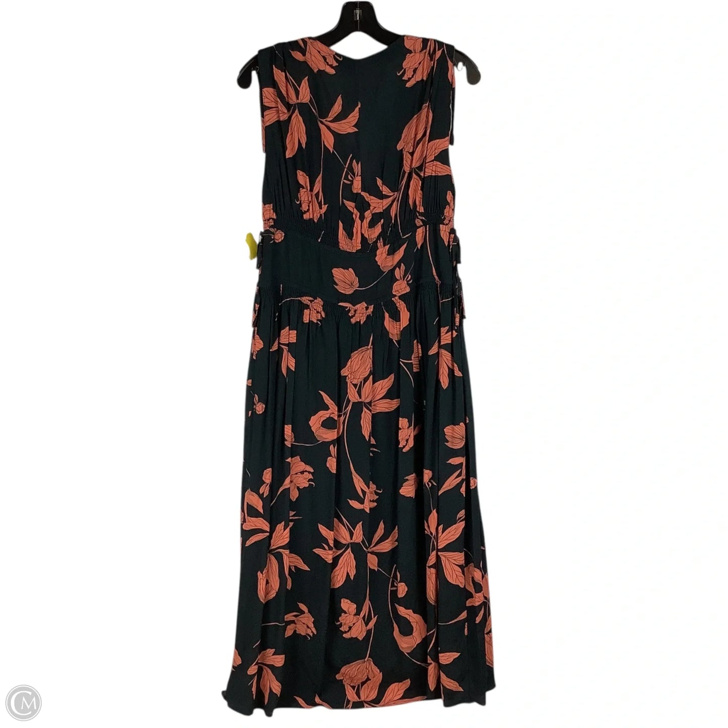 Dress Casual Maxi By Cmc In Black & Orange, Size: 2
