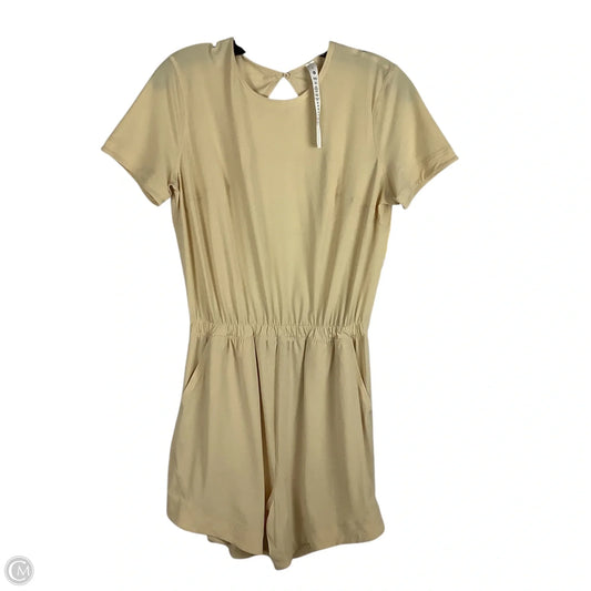 Romper By Lululemon In Cream/yellow, Size: 6