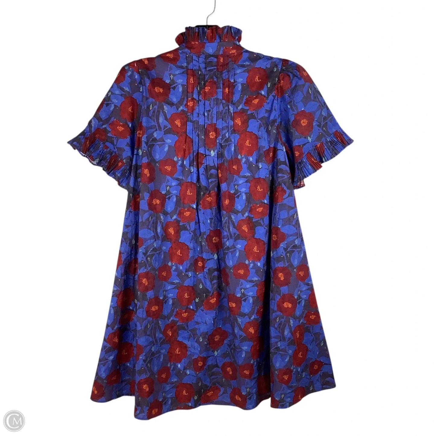 Dress Party Short By Entro In Blue & Red, Size: S
