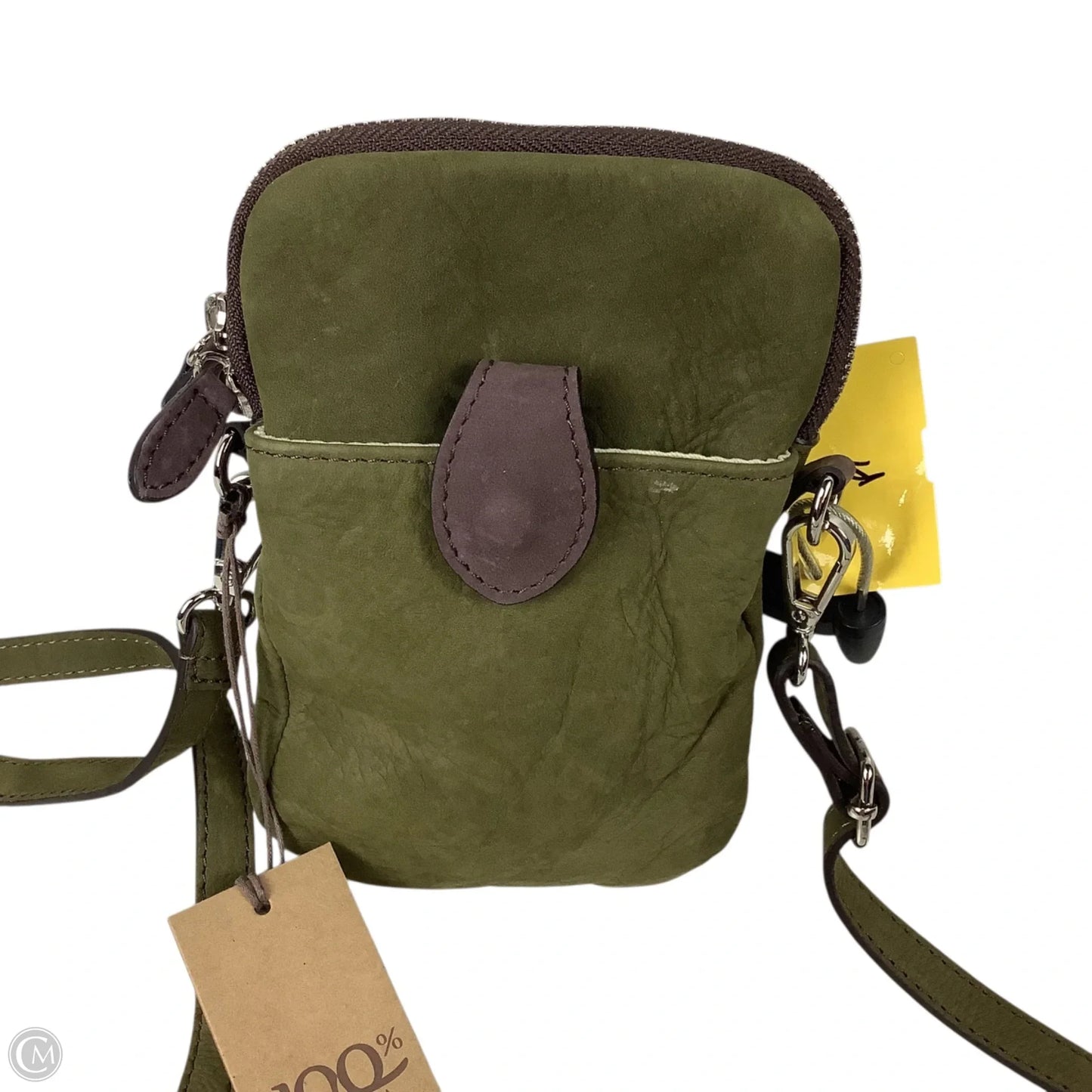 Crossbody Leather By Clothes Mentor, Size: Small