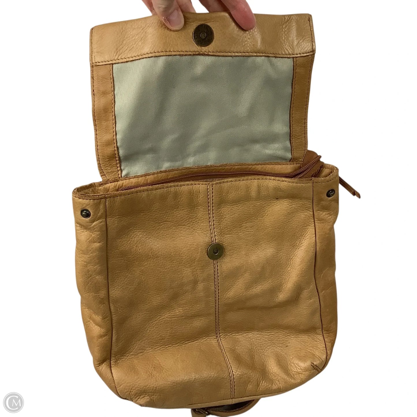 Backpack Leather By Clothes Mentor, Size: Small