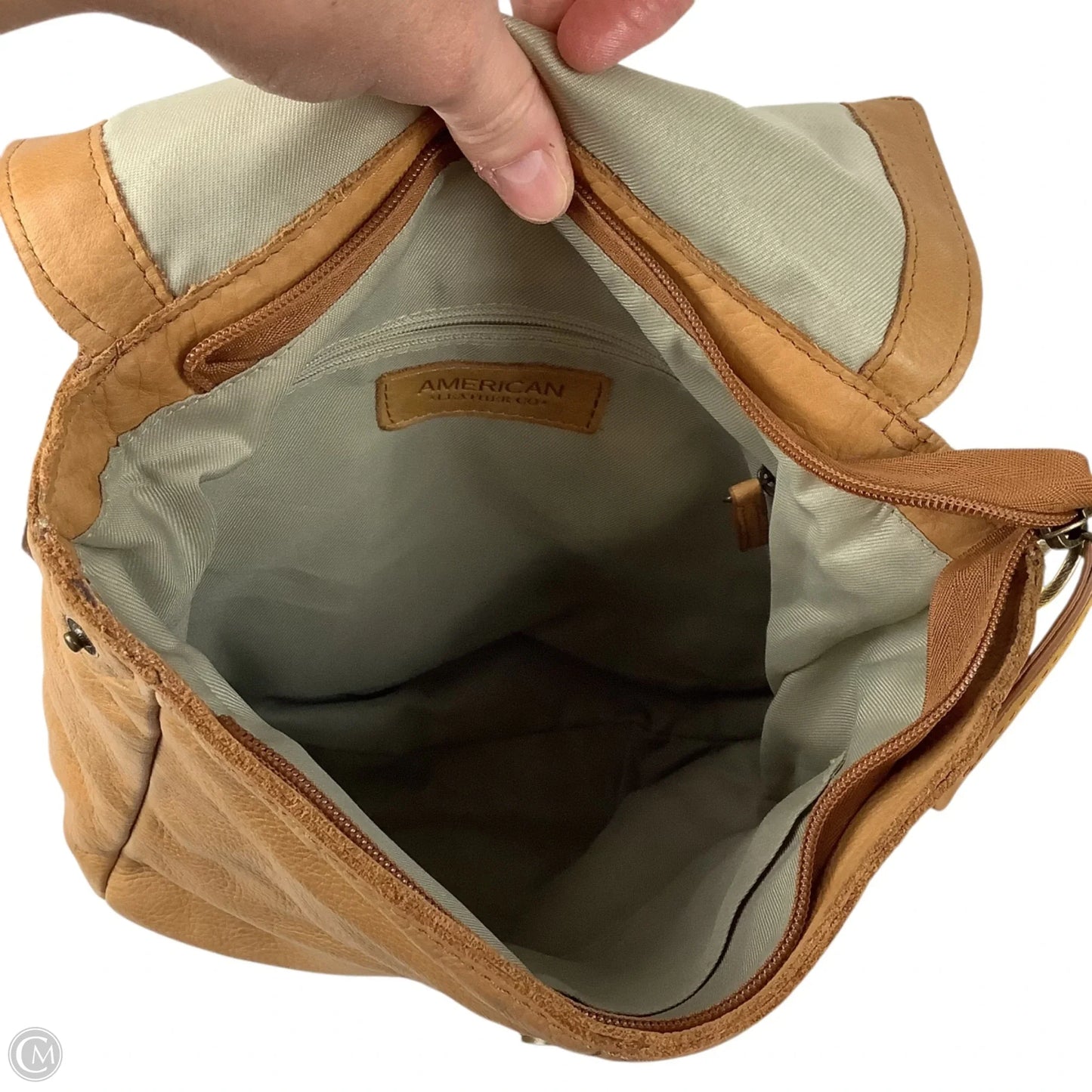 Backpack Leather By Clothes Mentor, Size: Small