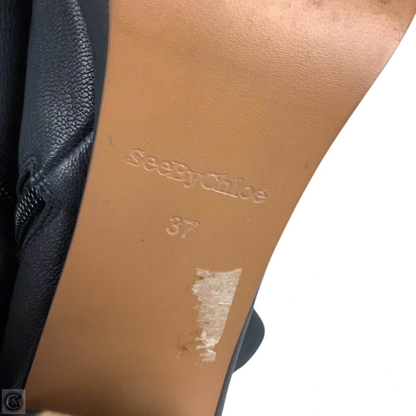 Boots Designer By See By Chloe In Navy, Size: 7 (37)