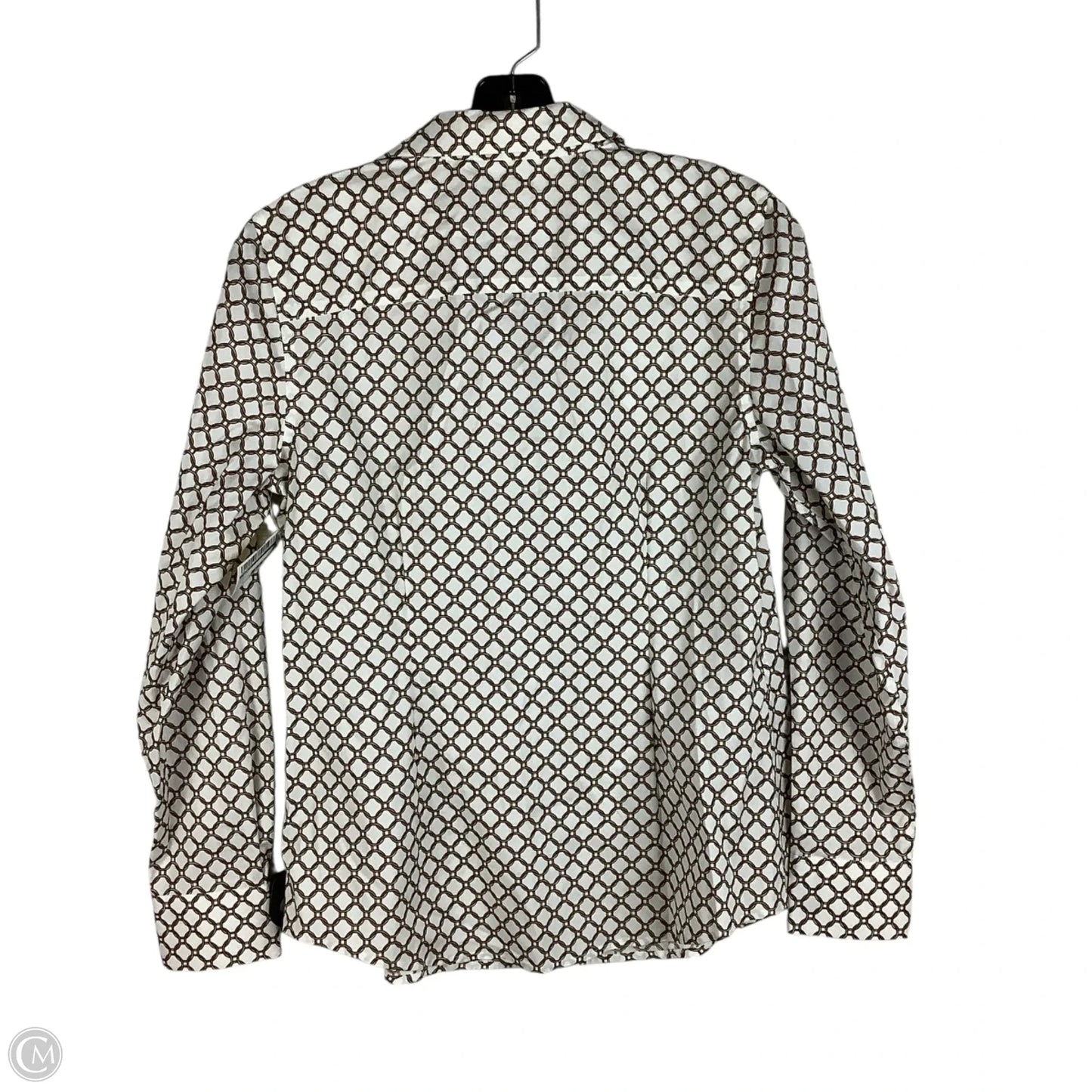 Top Long Sleeve By Talbots In Brown, Size: 4