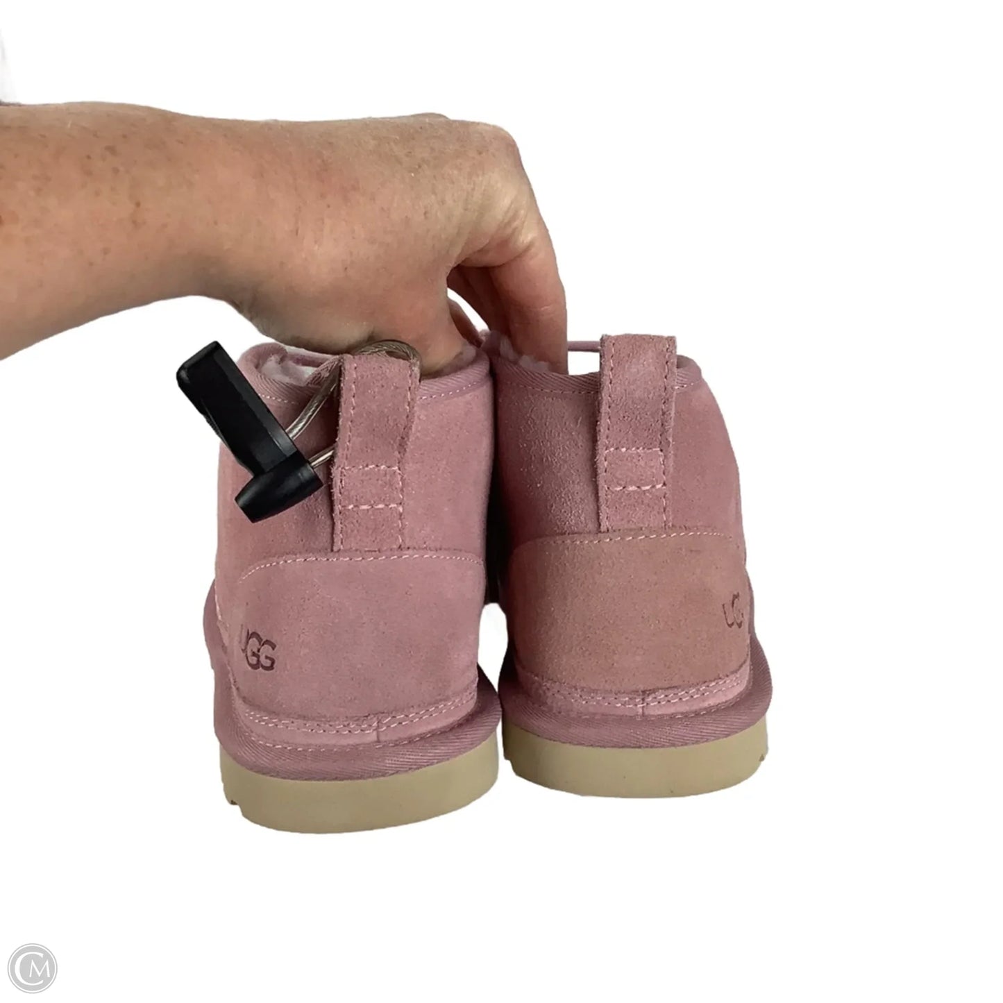 Boots Designer By Ugg In Pink, Size: 7