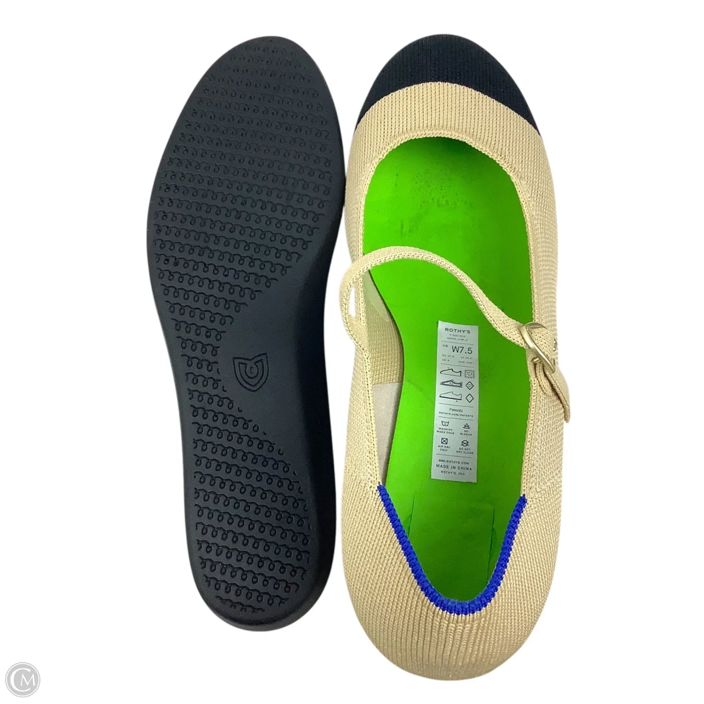 Shoes Heels Block By Rothys In Cream, Size: 7.5