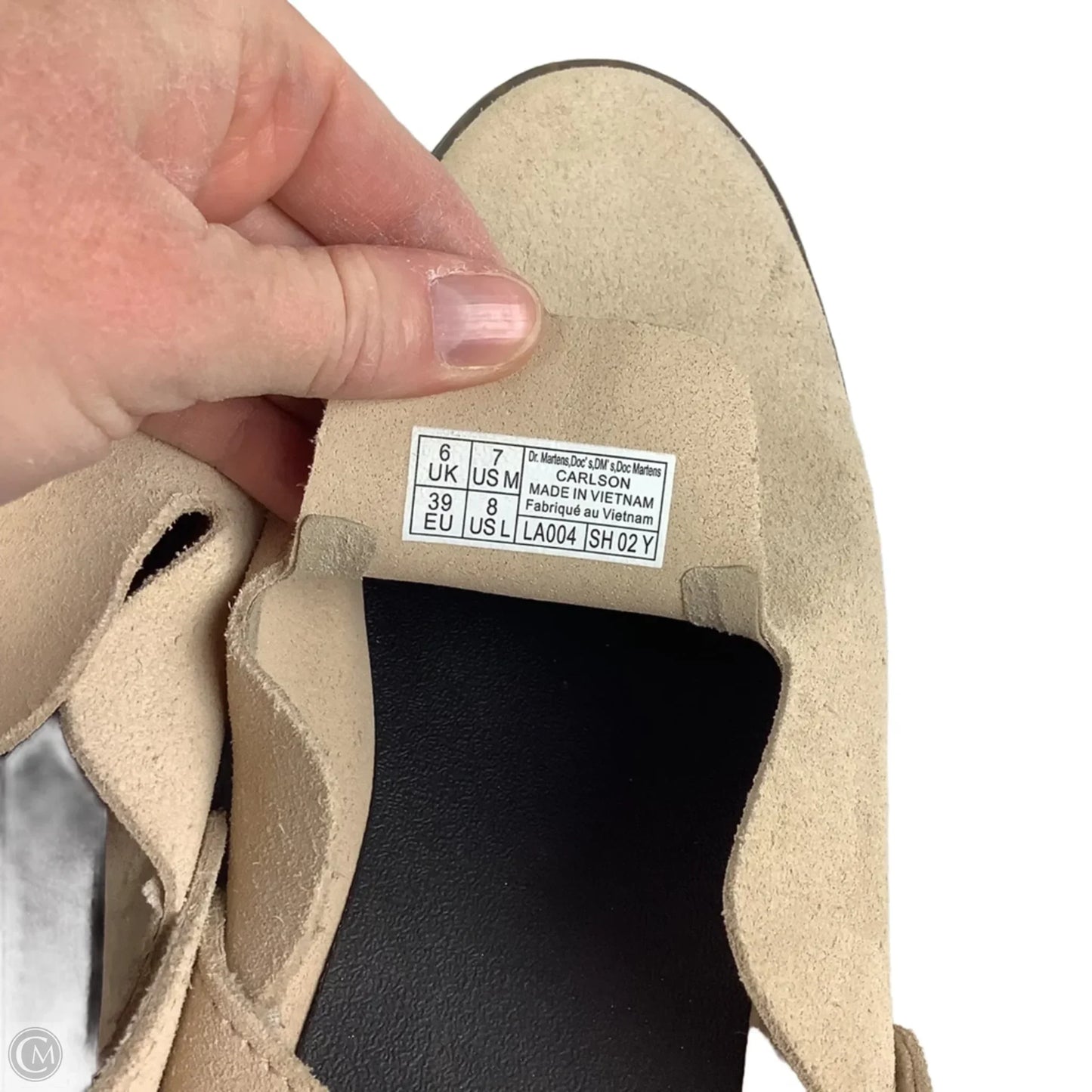 Shoes Flats By Dr Martens In Cream, Size: 8