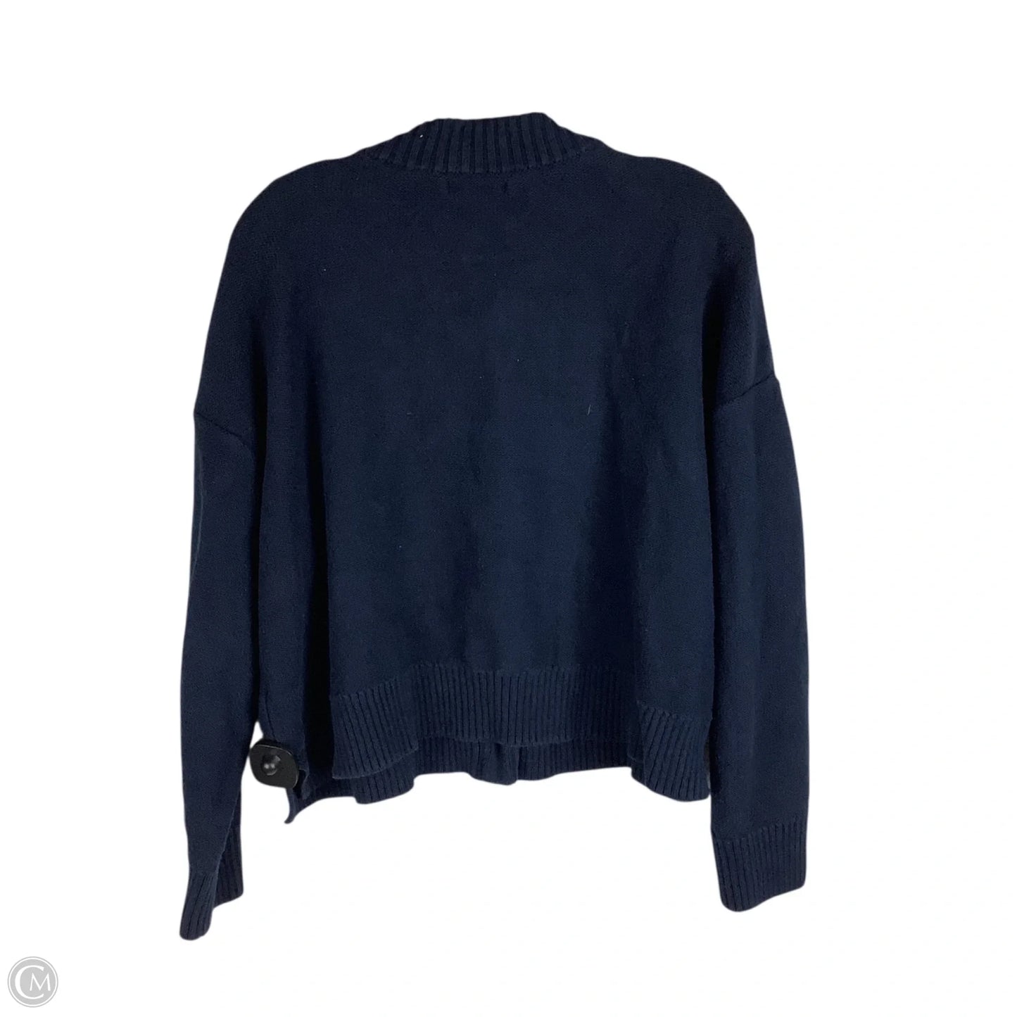 Sweater Cardigan By Quince In Blue, Size: Xl