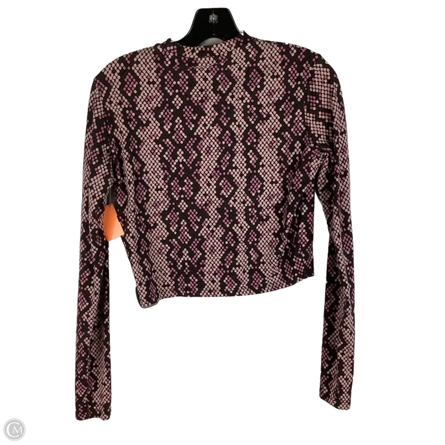 Top Long Sleeve Basic By Dickies In Purple, Size: M