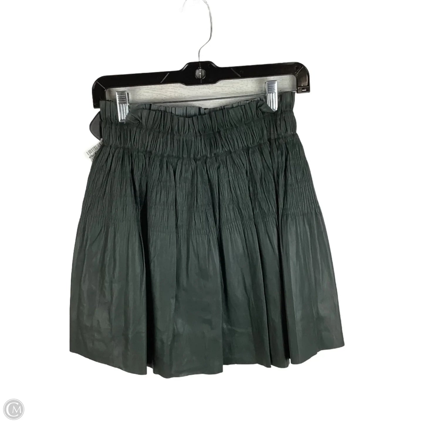 Skirt Mini & Short By 7 For All Mankind In Green, Size: Xs