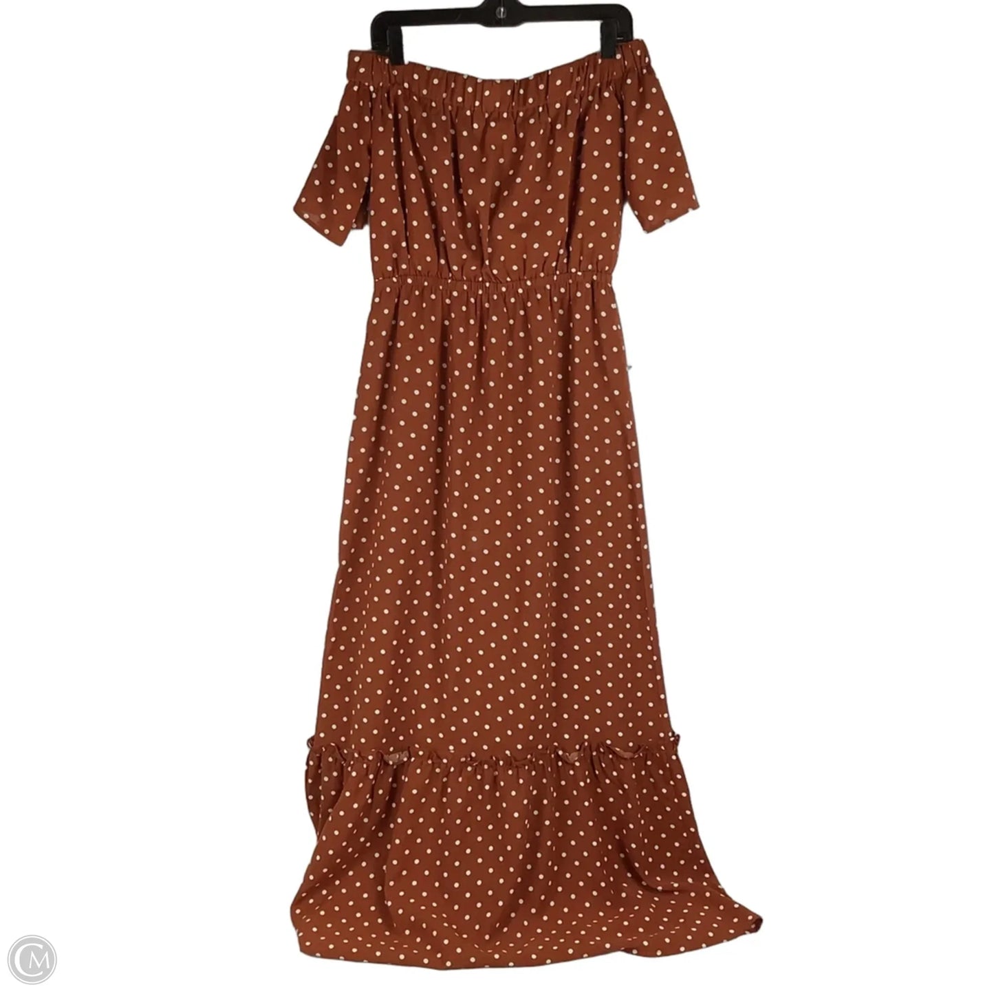 Dress Casual Maxi By Clothes Mentor In Polkadot Pattern, Size: M