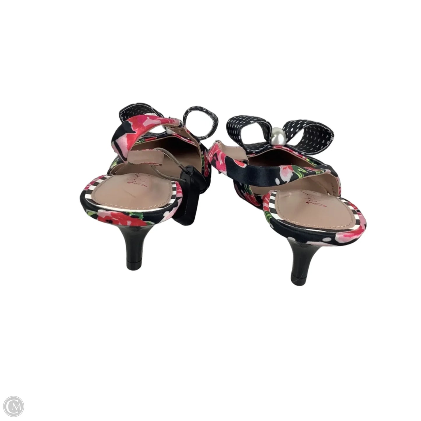 Shoes Heels Kitten By Betsey Johnson In Polkadot Pattern, Size: 6