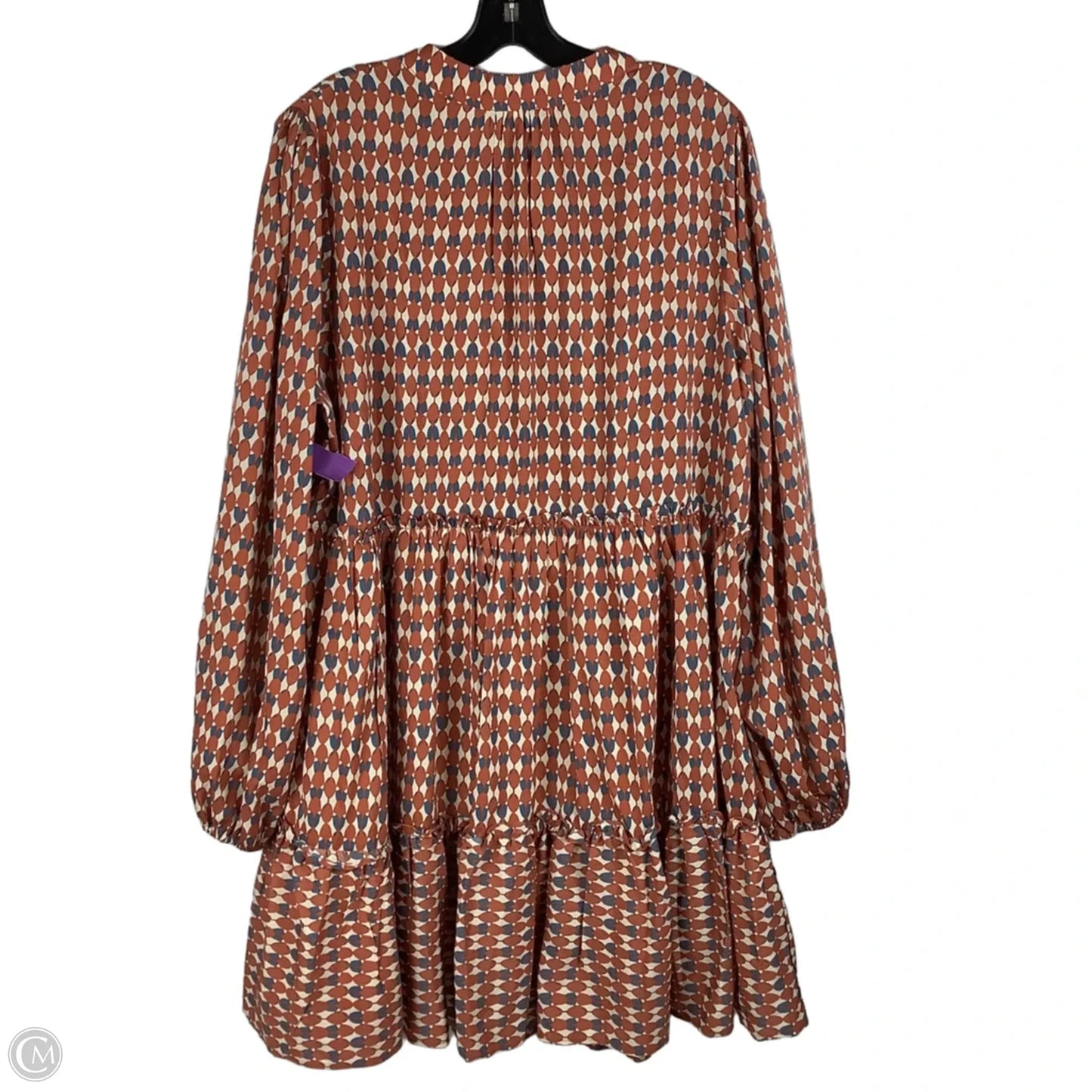 Dress Casual Short By Chicsoul In Orange, Size: 2x