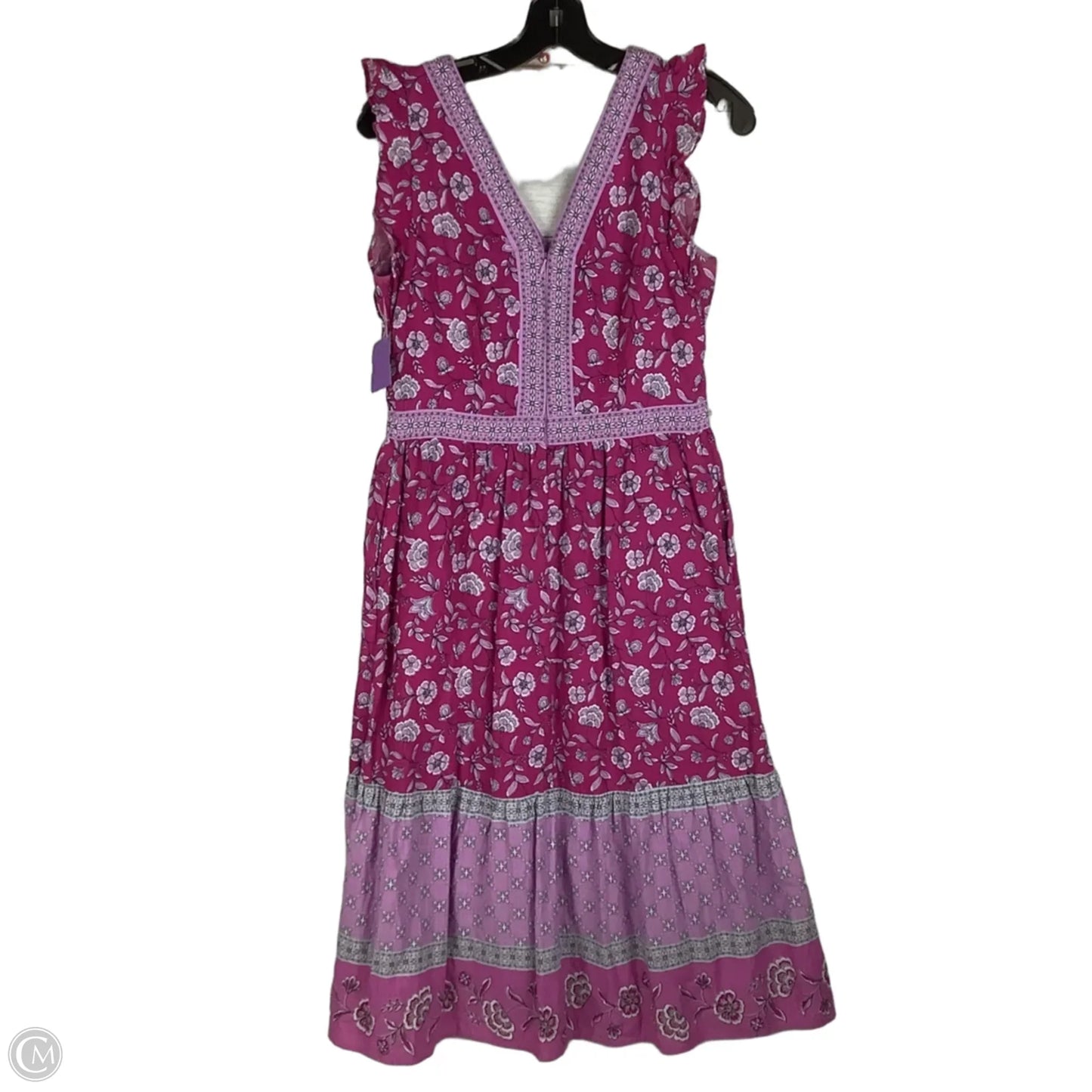 Dress Casual Maxi By Loft In Purple, Size: 6p