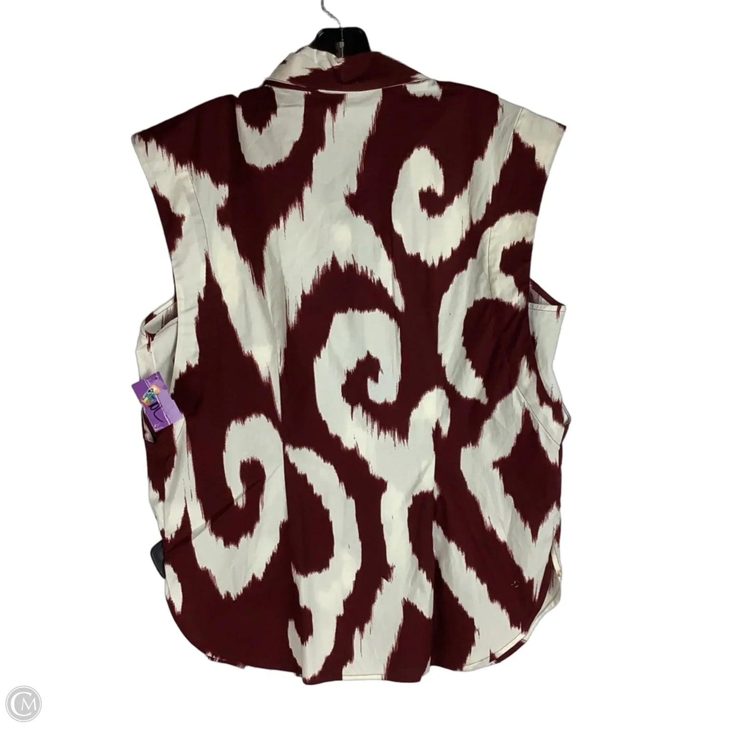 Top Sleeveless By Express In Red, Size: L