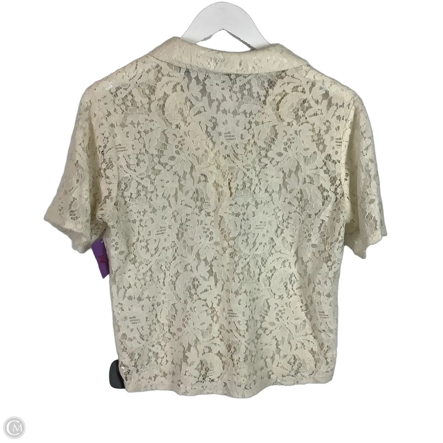 Top Short Sleeve By Joie In Cream, Size: Xs