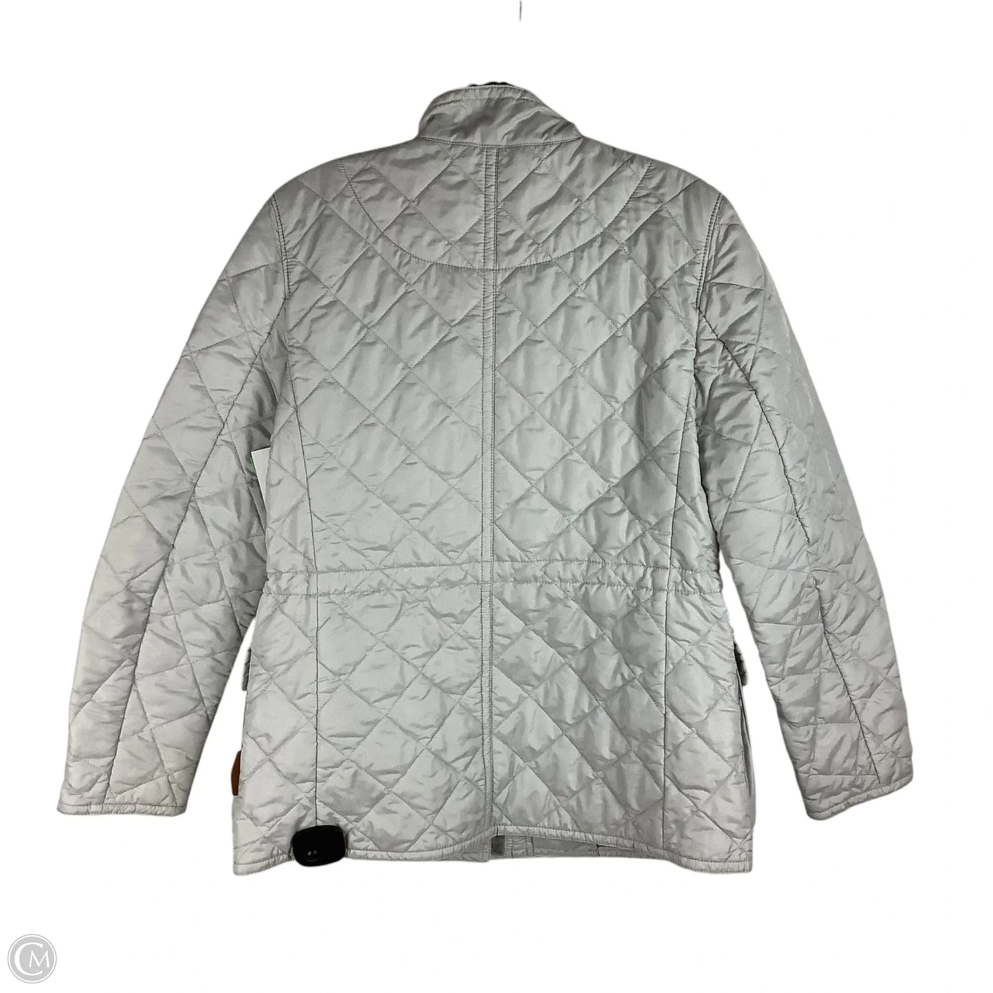 Coat Designer By Coach In Grey, Size: S