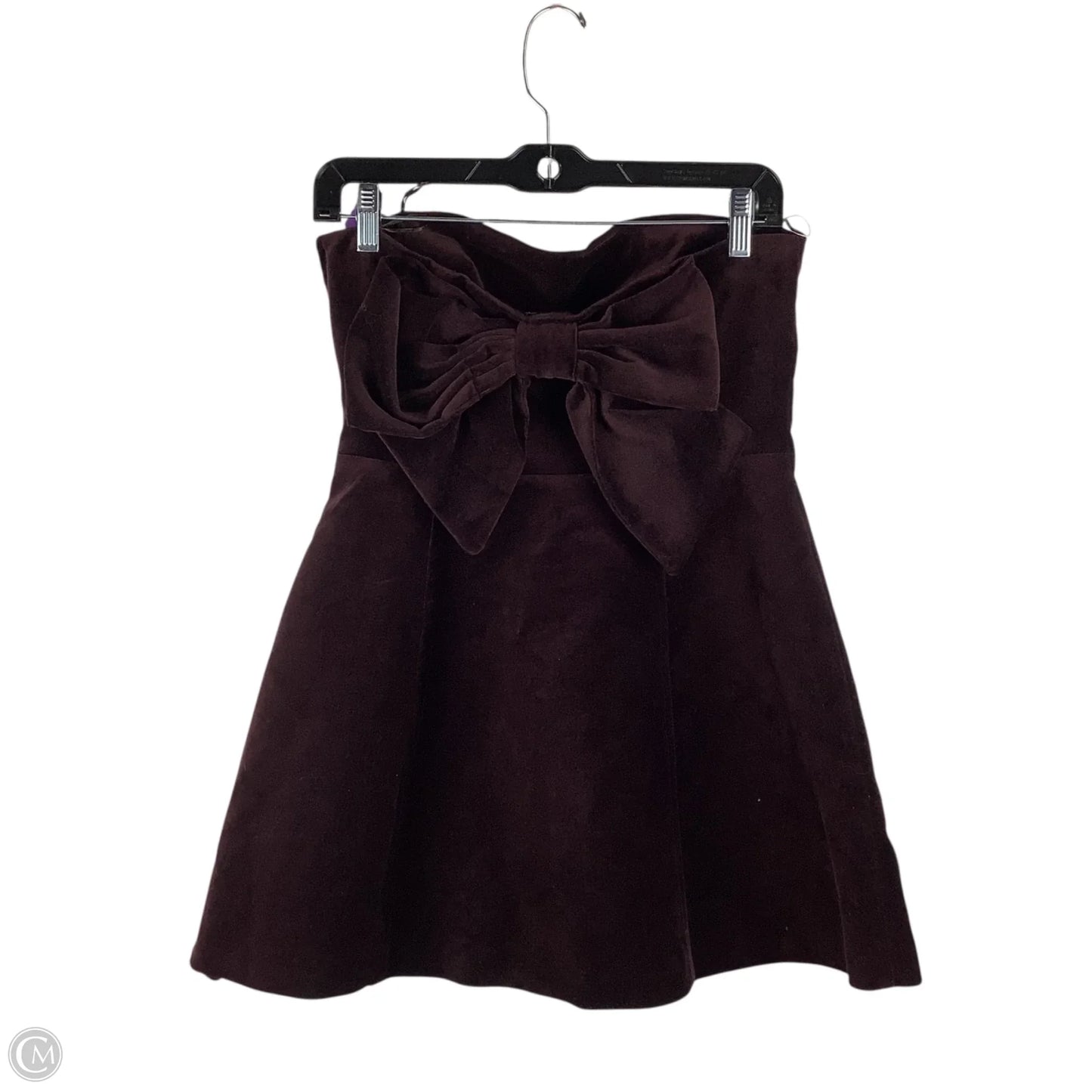 Dress Party Short By Zara In Maroon, Size: S
